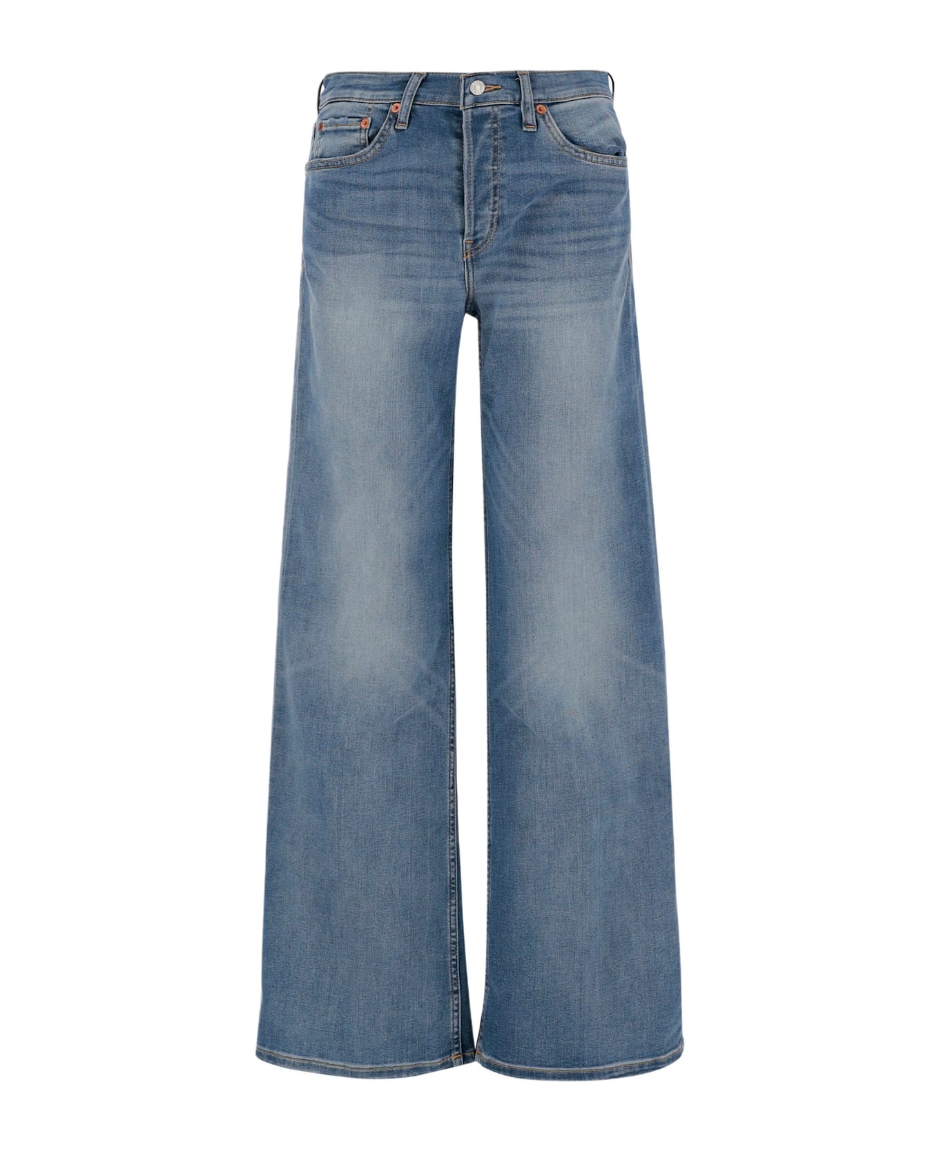 RE/DONE Cotton Blend Denim Jeans - Denim