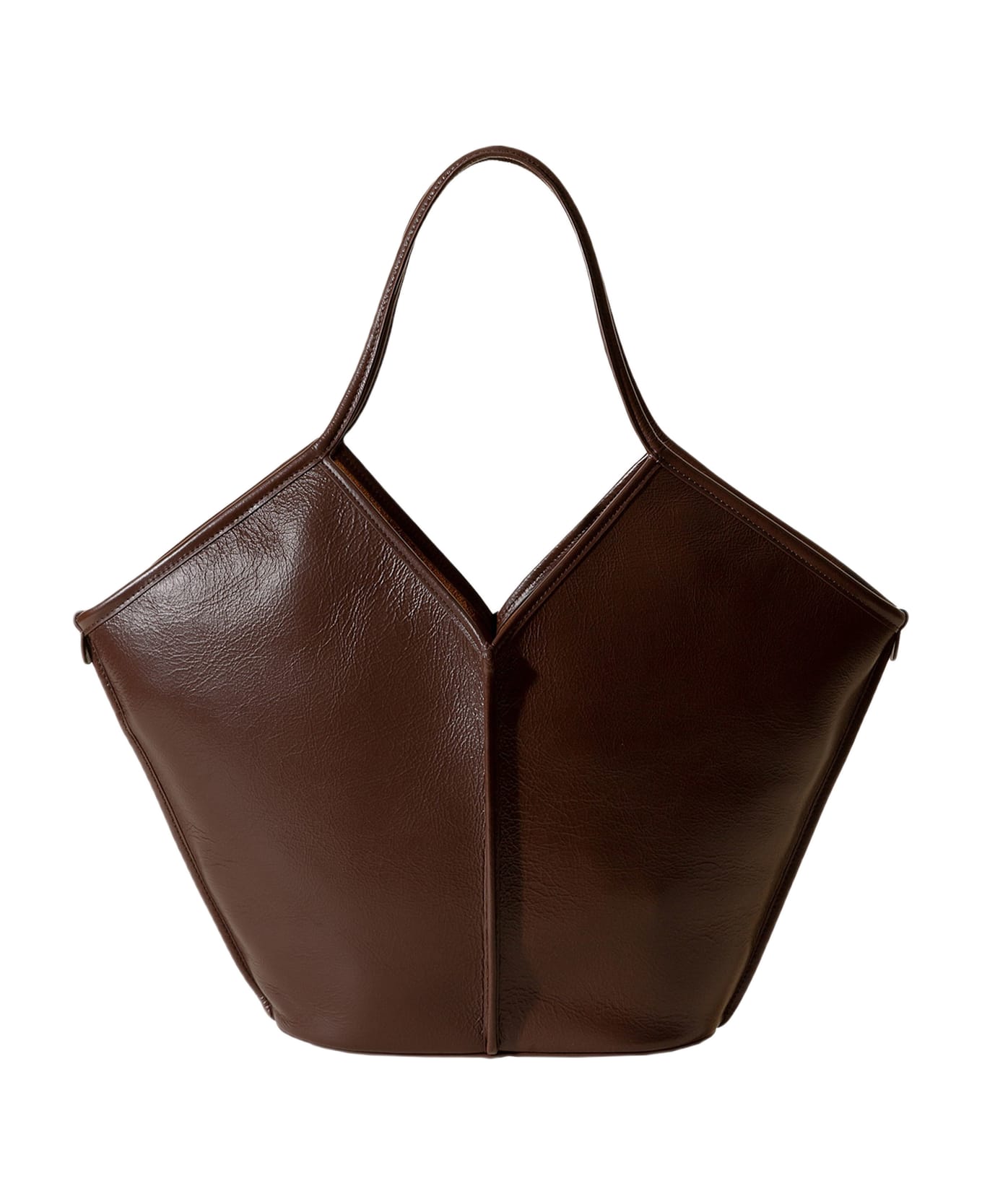 Hereu Calella Leather Tote Bag - Brown