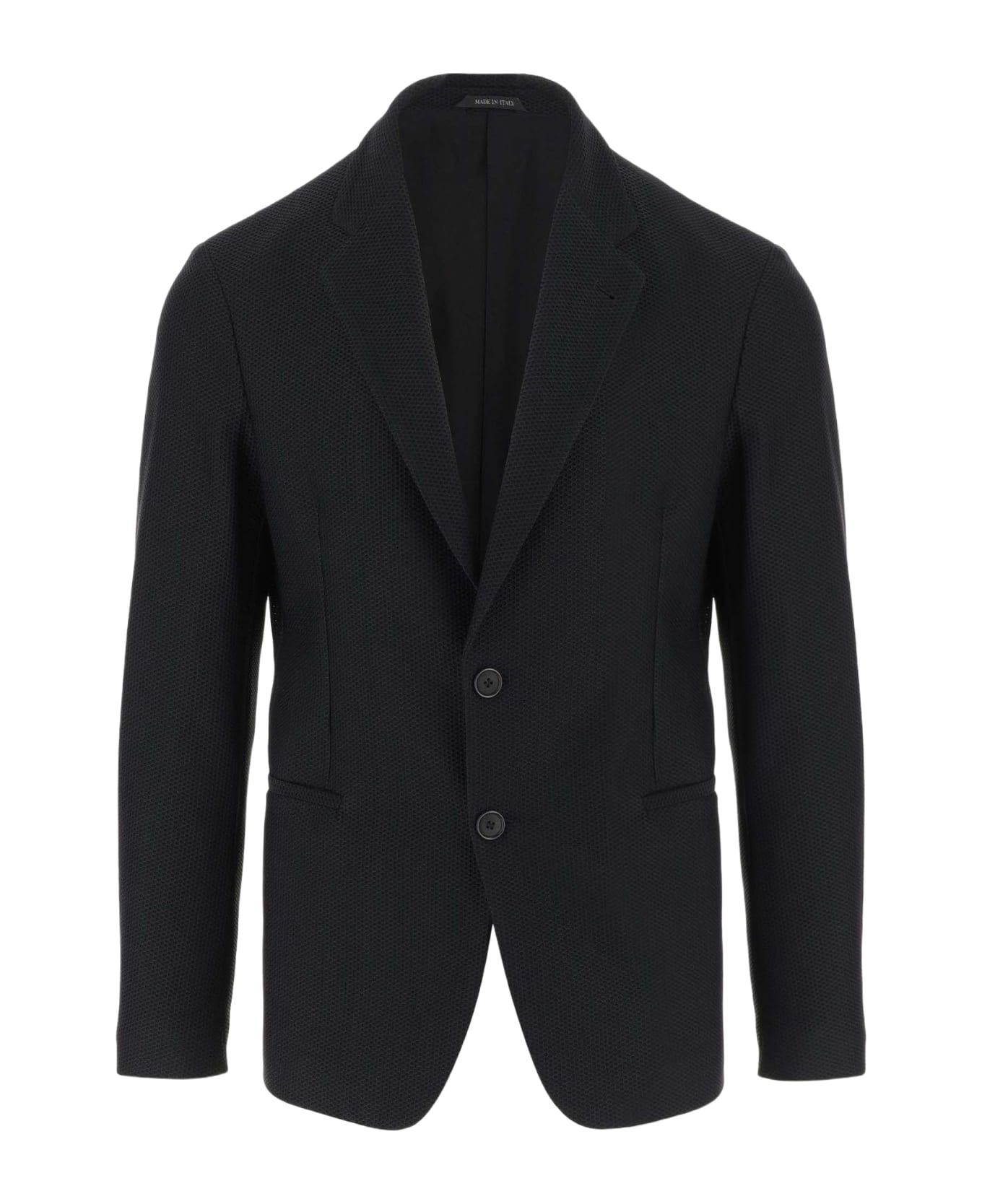 Giorgio Armani Stretch Jersey Jacket - Black