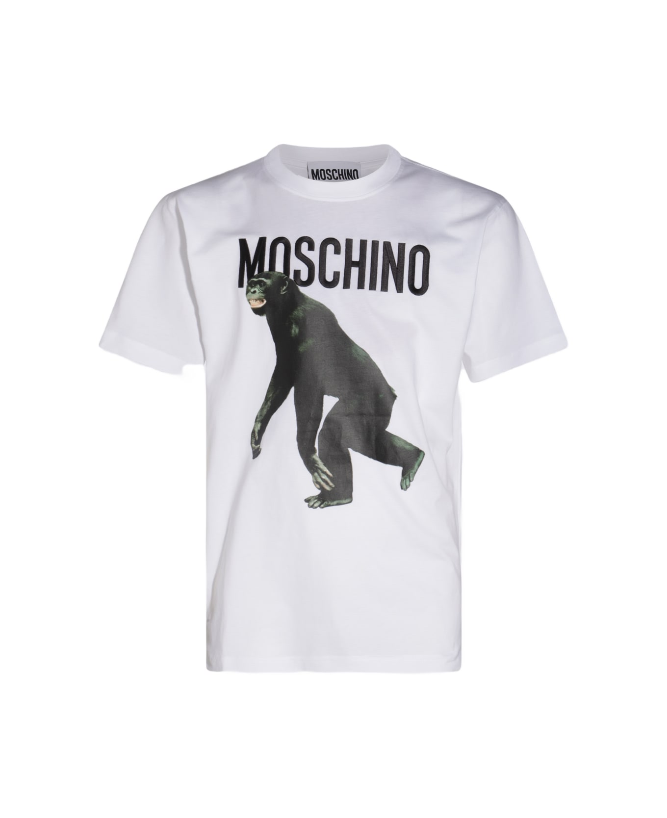 Moschino White Cotton T-shirt - White