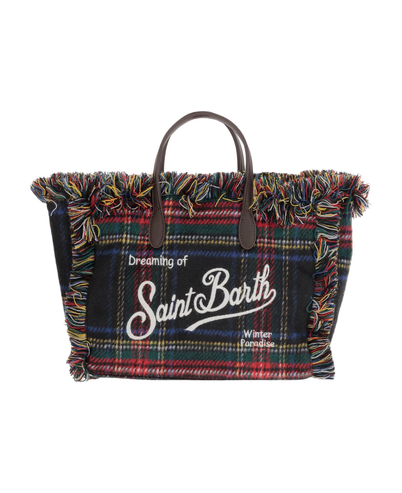 MC2 Saint Barth Colette Bag With Check Pattern - Red