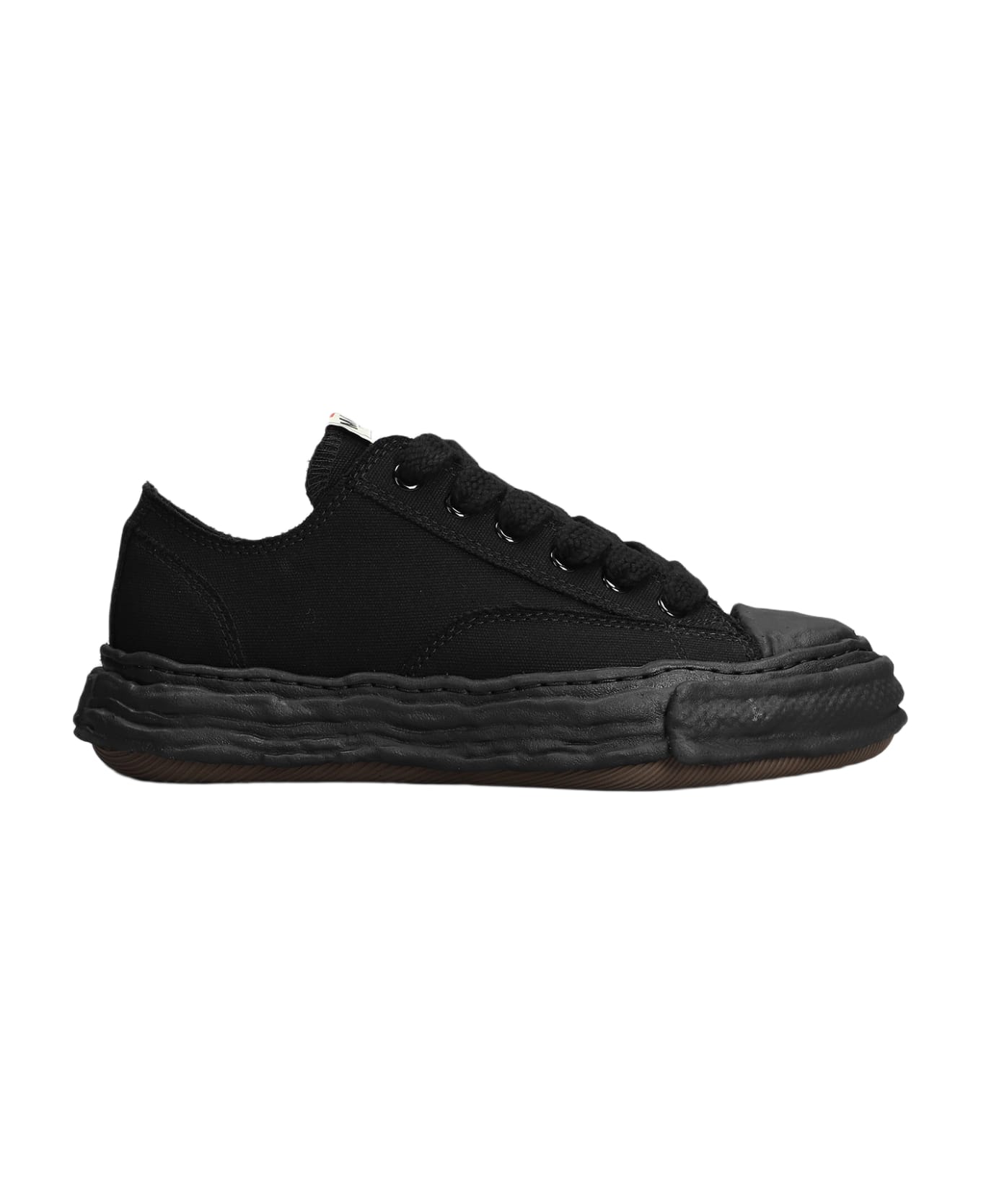 Mihara Yasuhiro Peterson 23 Sneakers In Black Cotton - black