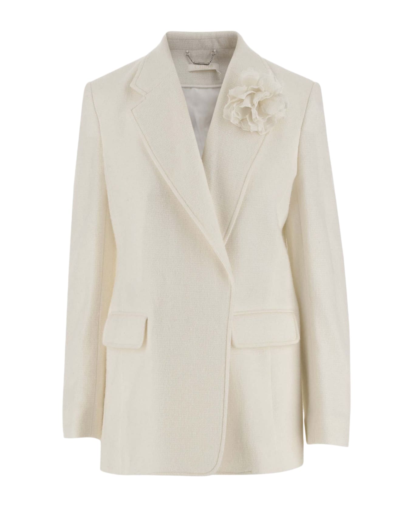 Chloé Wool And Cashmere Blend Jacket - White ブレザー