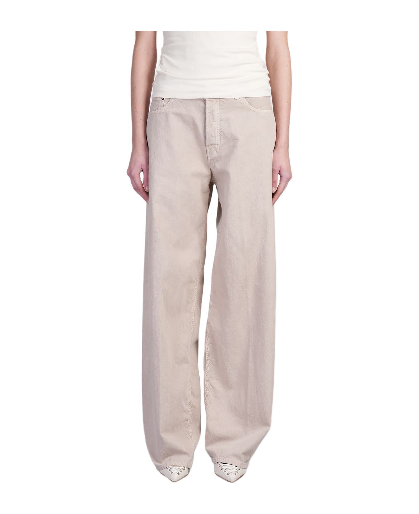 Haikure Bethany Pants In Brown Cotton - brown