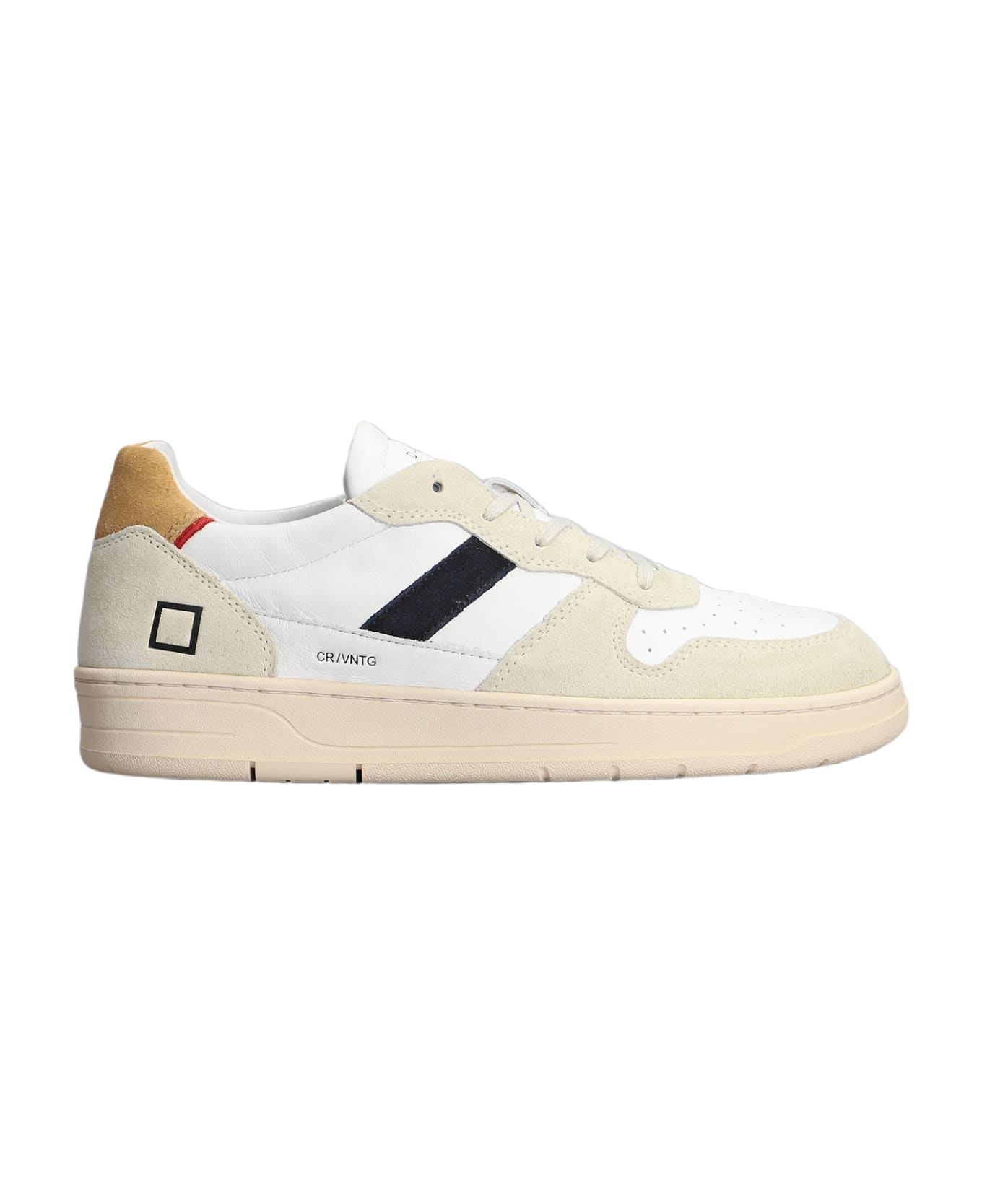 D.A.T.E. Court 2.0  Sneakers In White Suede And Leather - white