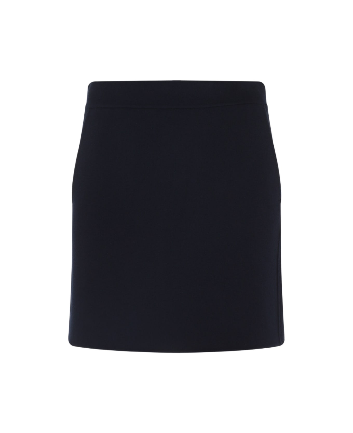 
S Max Mara Aida Panno Mini Skirt - Blu