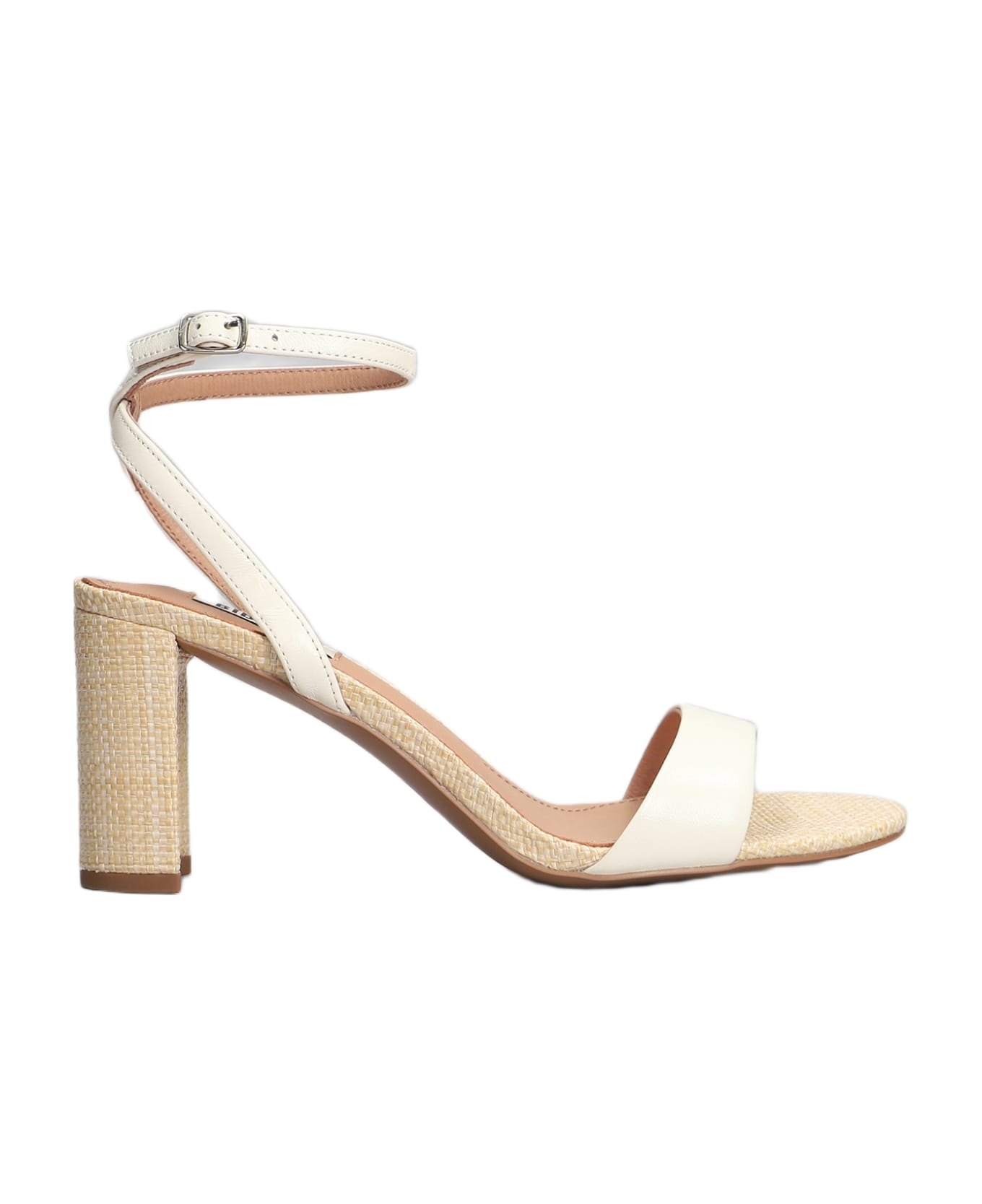 Bibi Lou Aster Sandals In Beige Leather - beige