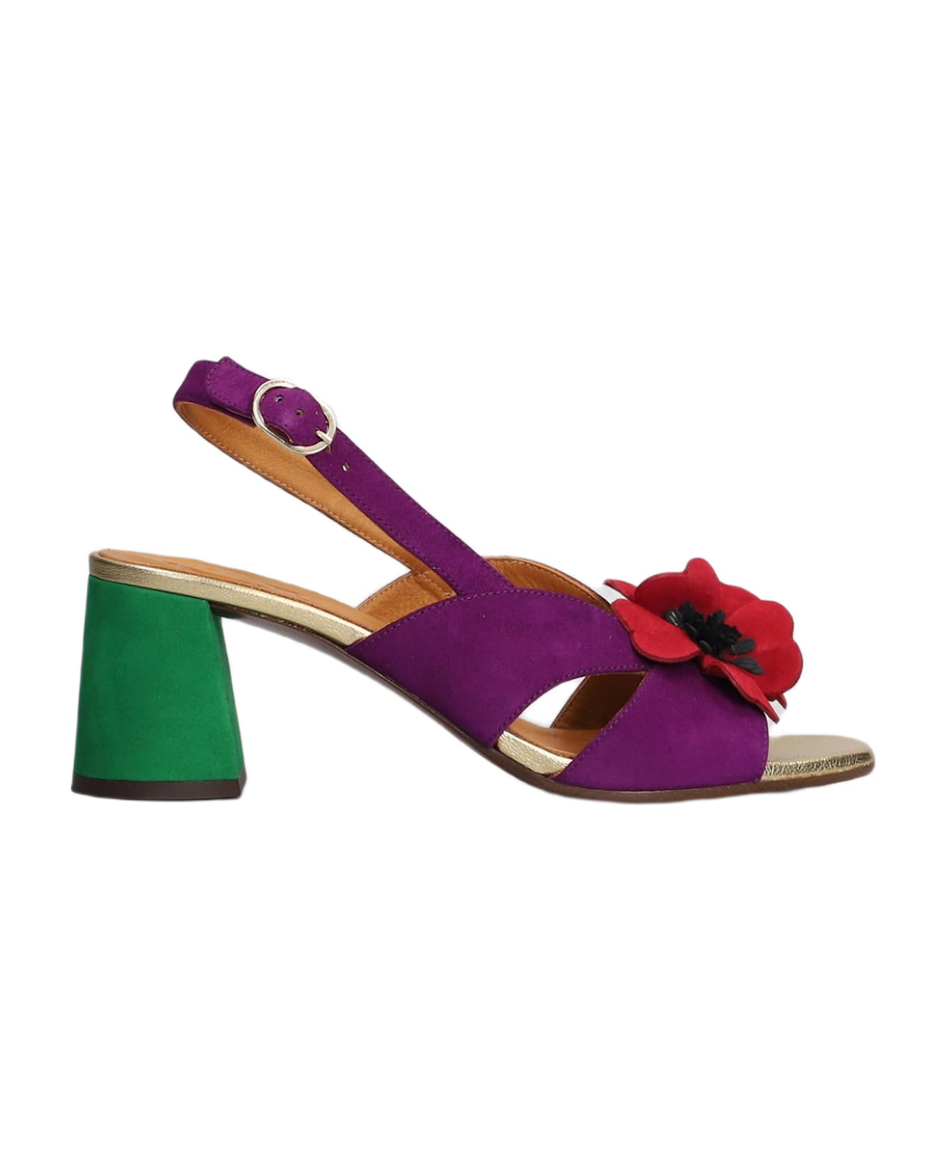 Chie Mihara Rutina 46 Pumps In Viola Suede - Viola