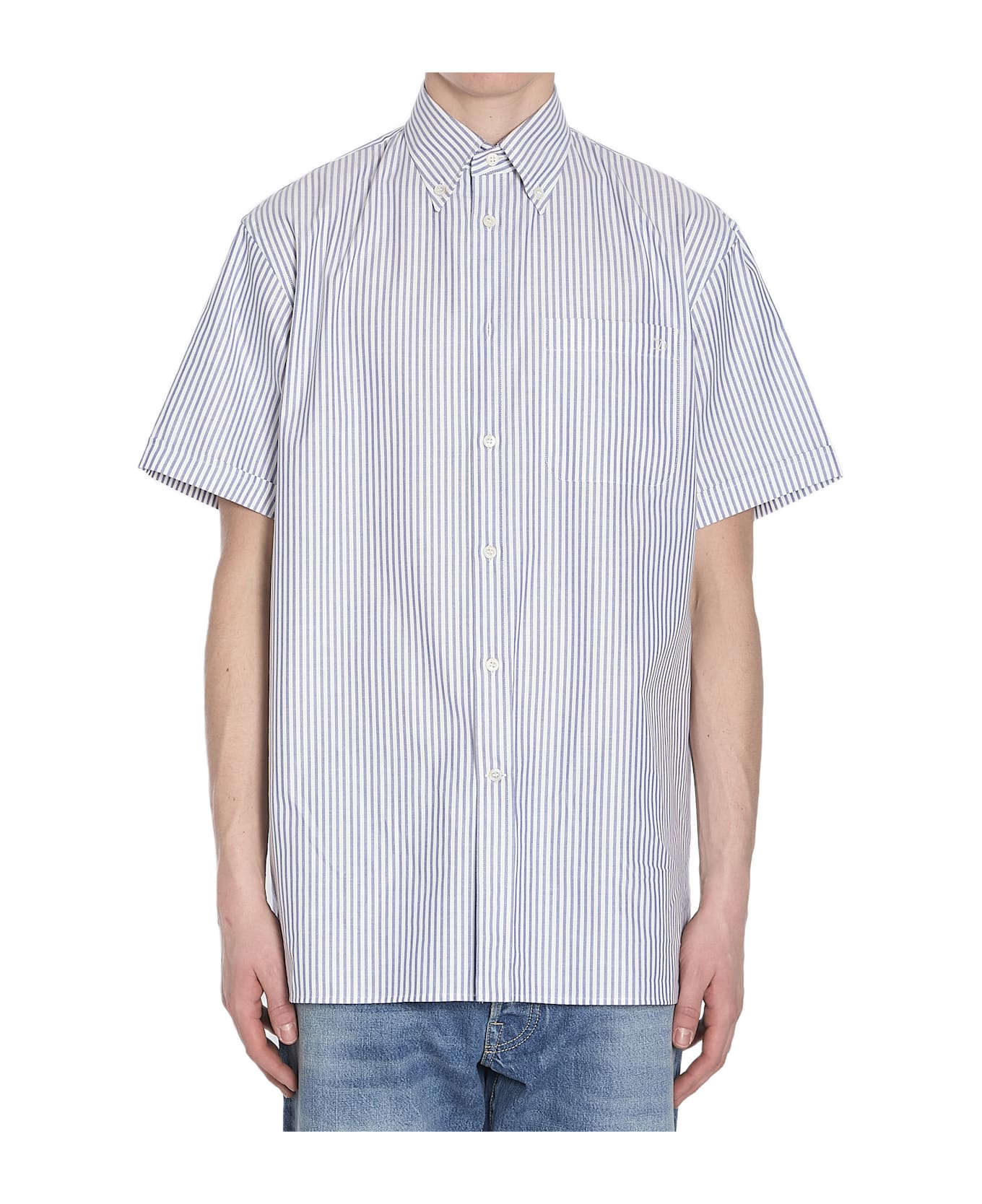 Valentino Garavani Striped Shirt - LIGHT BLUE