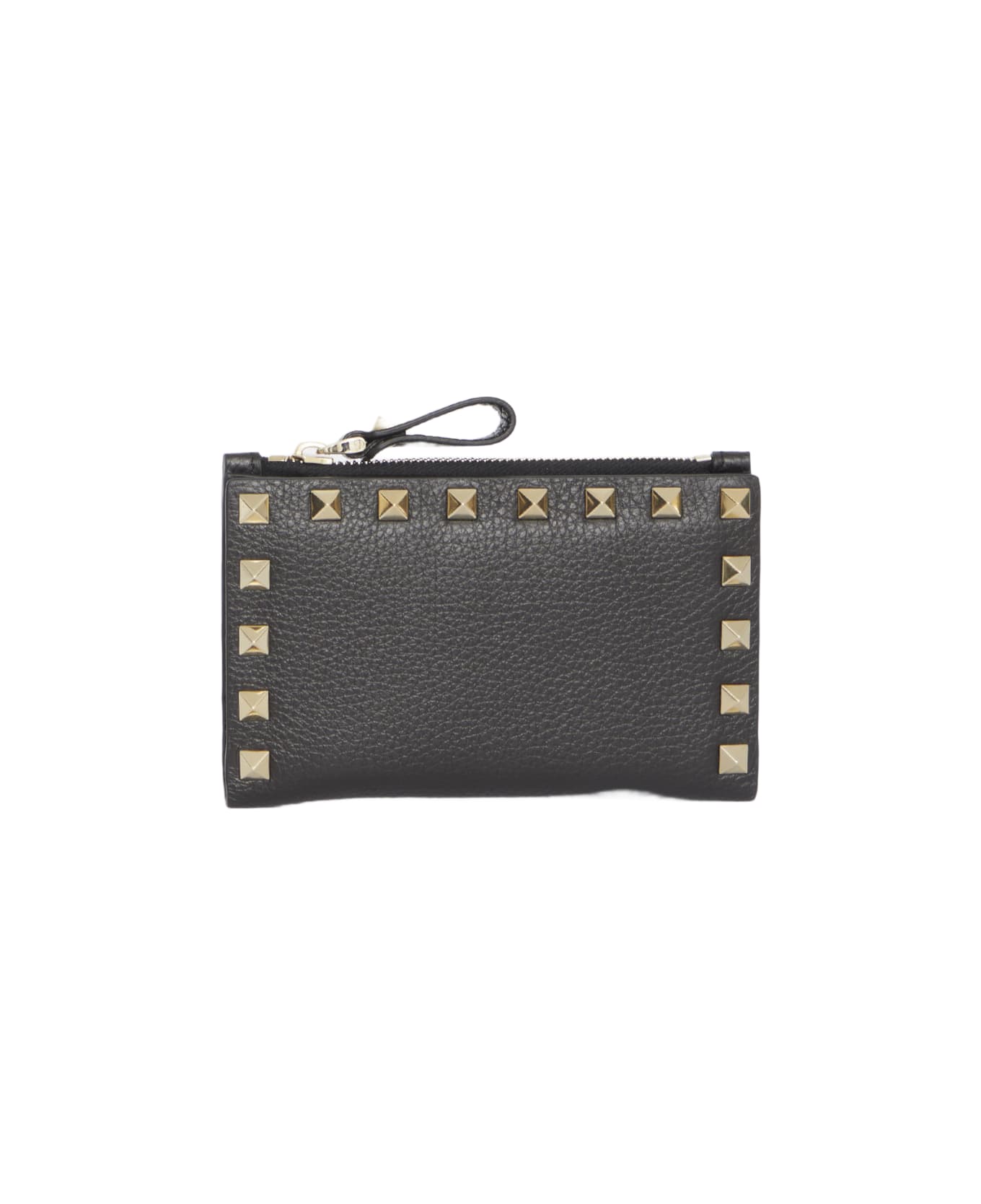 Valentino Garavani Rockstud Small Wallet - BLACK