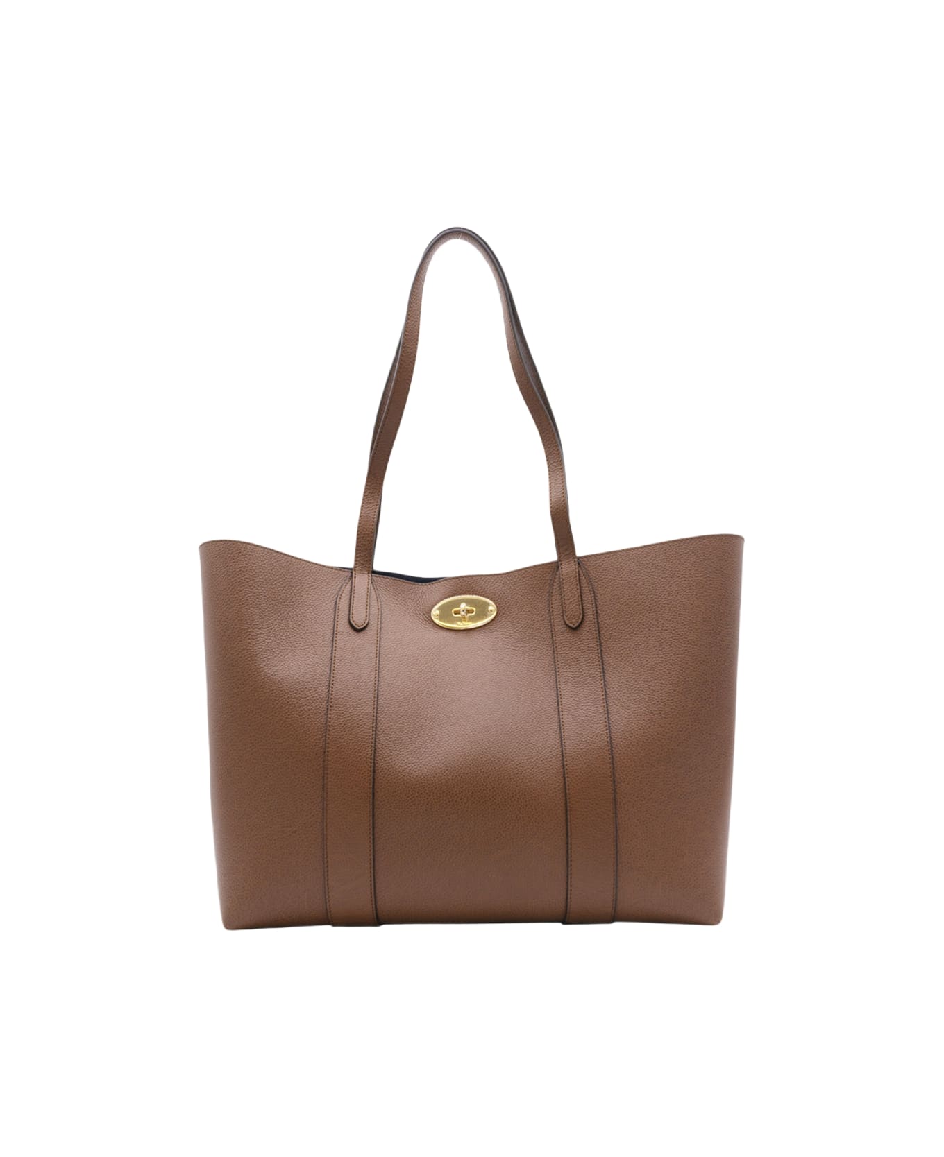 Mulberry Brown Leather Tote Bag - OAK