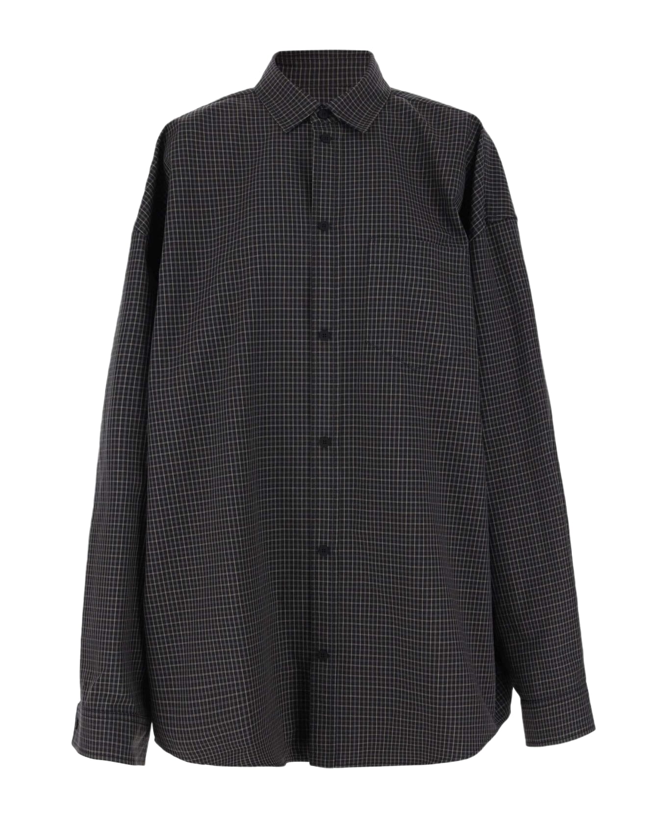 Balenciaga Cotton Poplin Outerwear Shirt - Red