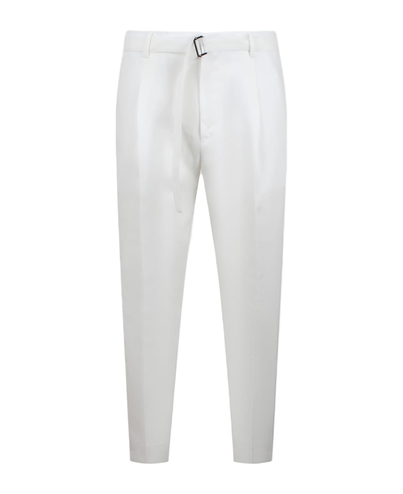 Be Able Andy Linen Trousers - White