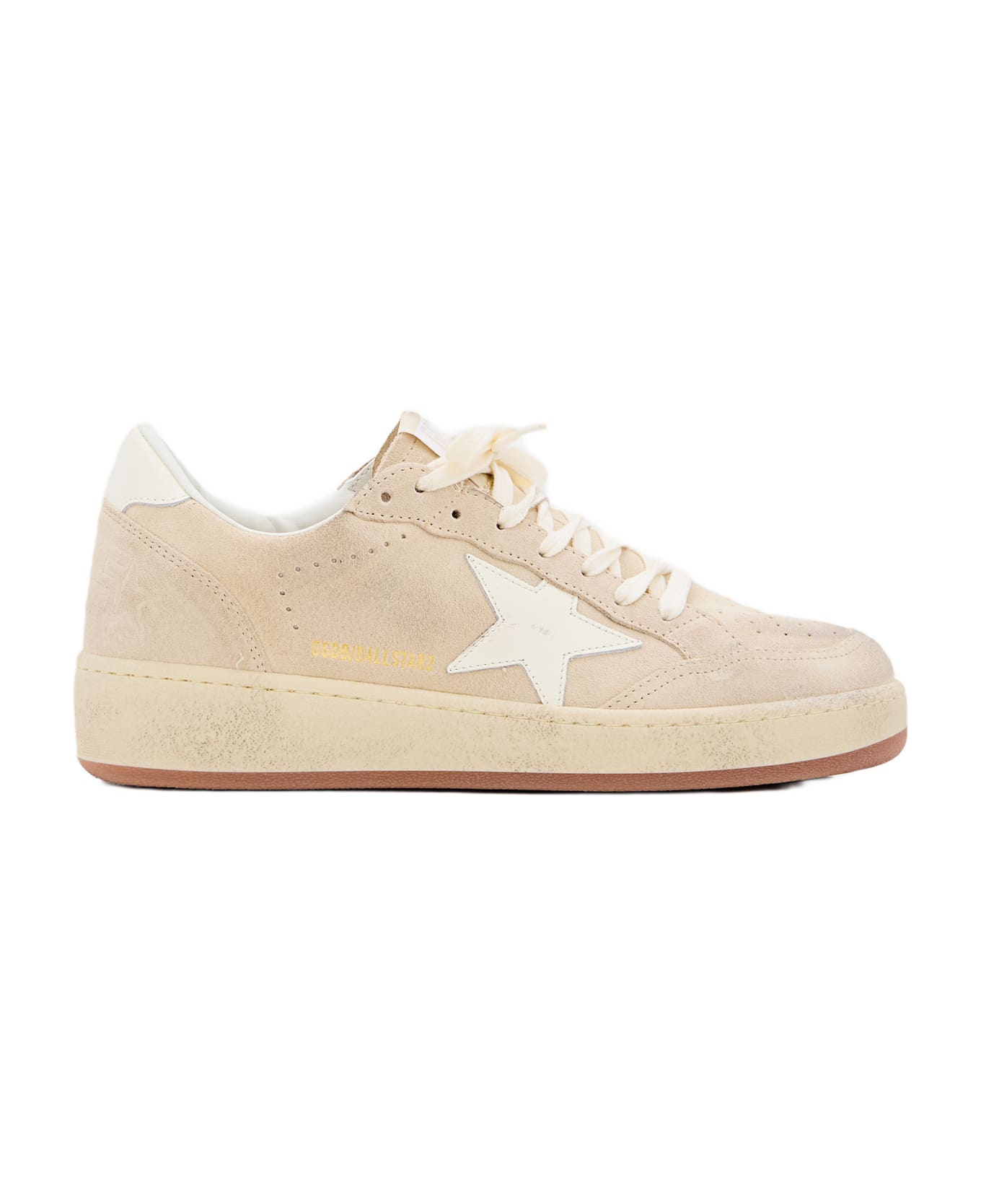 Golden Goose Ballstar Sneakers - LIGHT BEIGE/MILK
