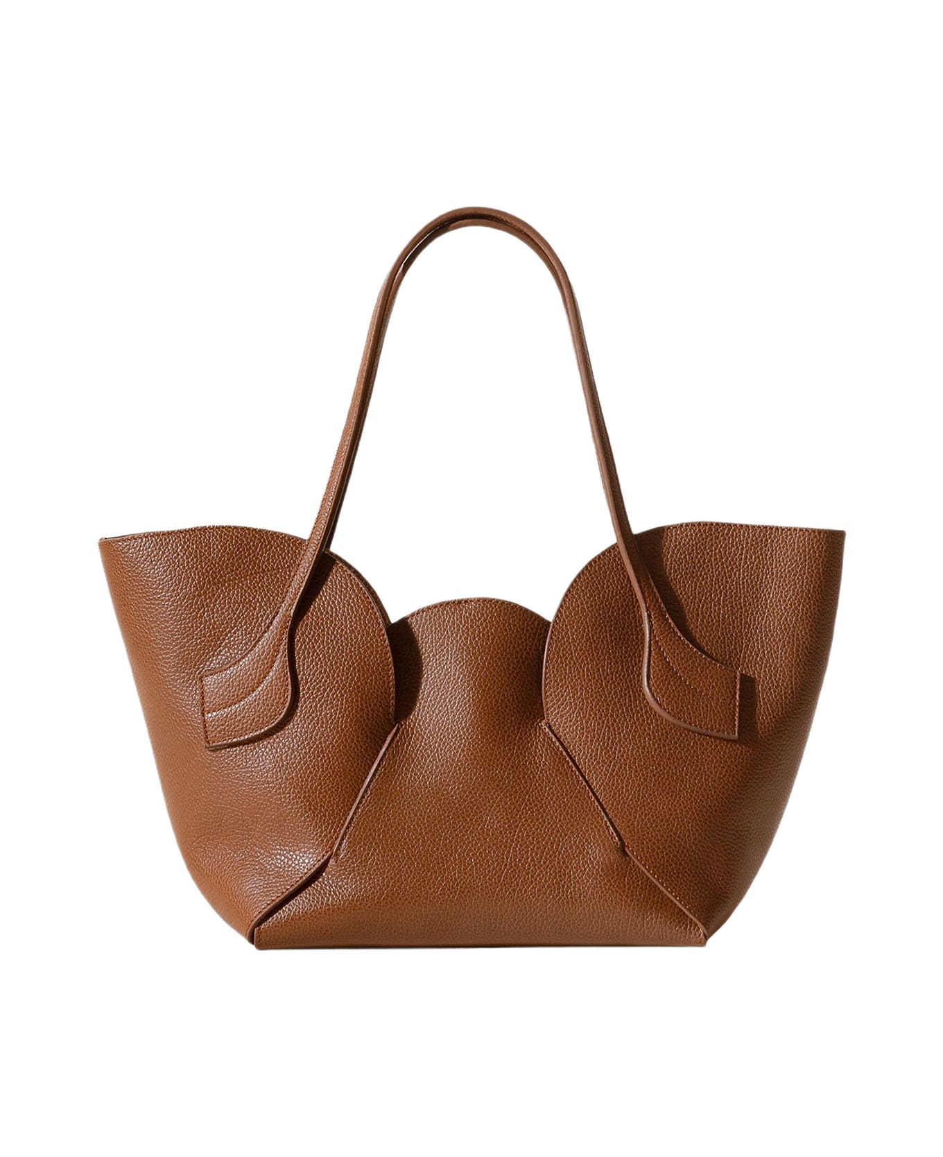 Hereu Sepal Tote Bag - Brown