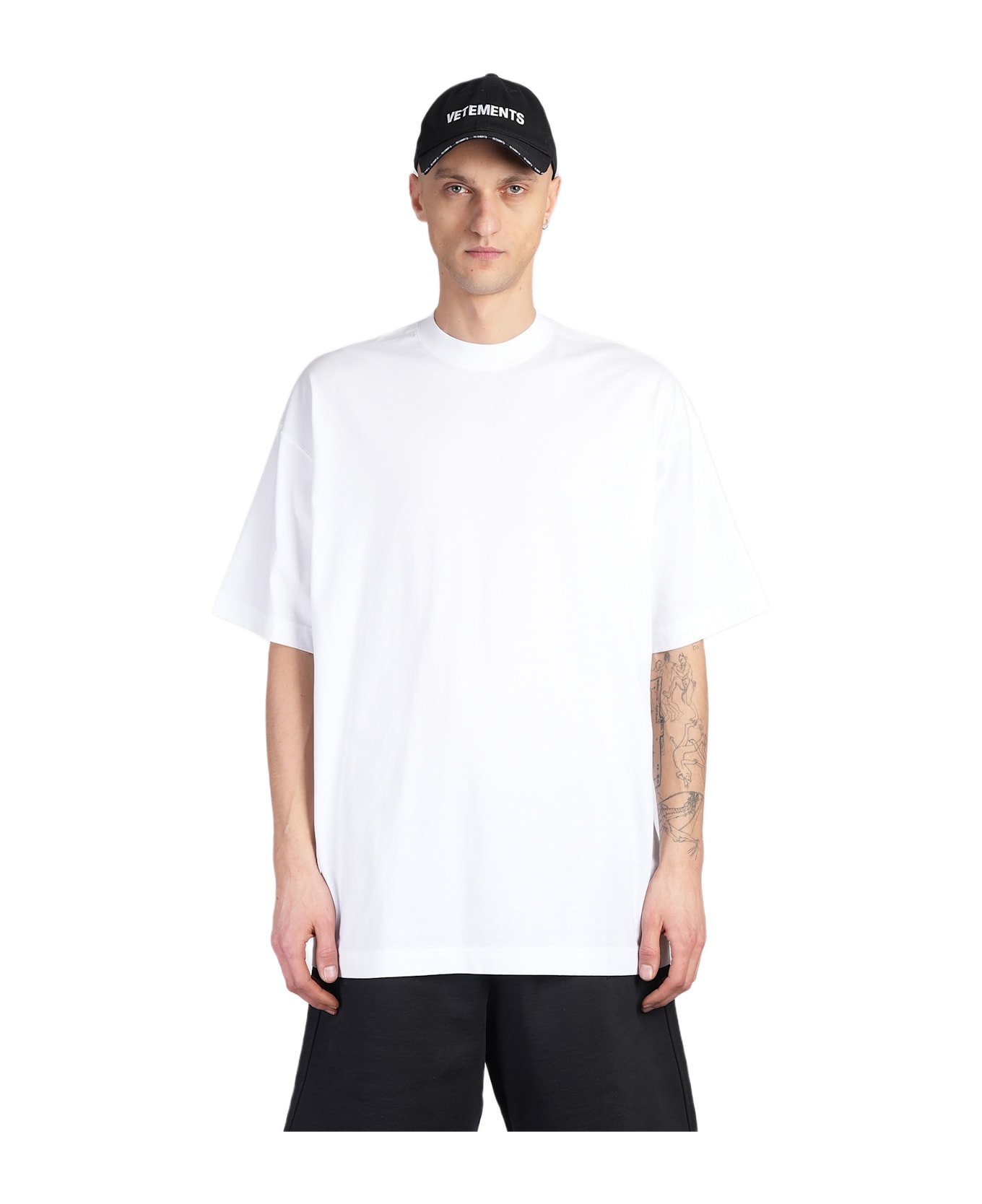 VETEMENTS T-shirt In White Cotton - white