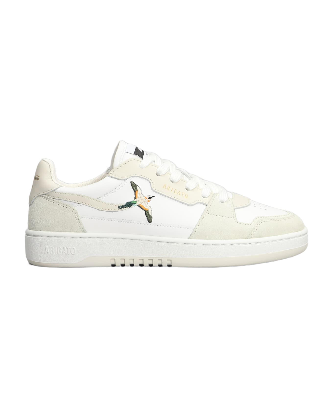 Axel Arigato Dice Lo Bee Bird Sneakers In White Leather - white
