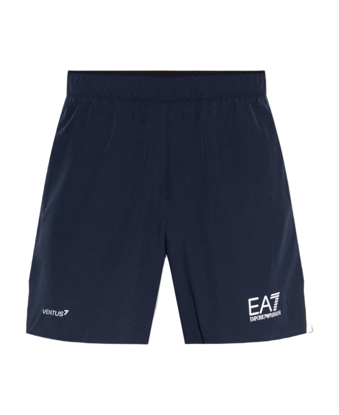 EA7 Emporio Armani Printed Shorts - Blue ショートパンツ