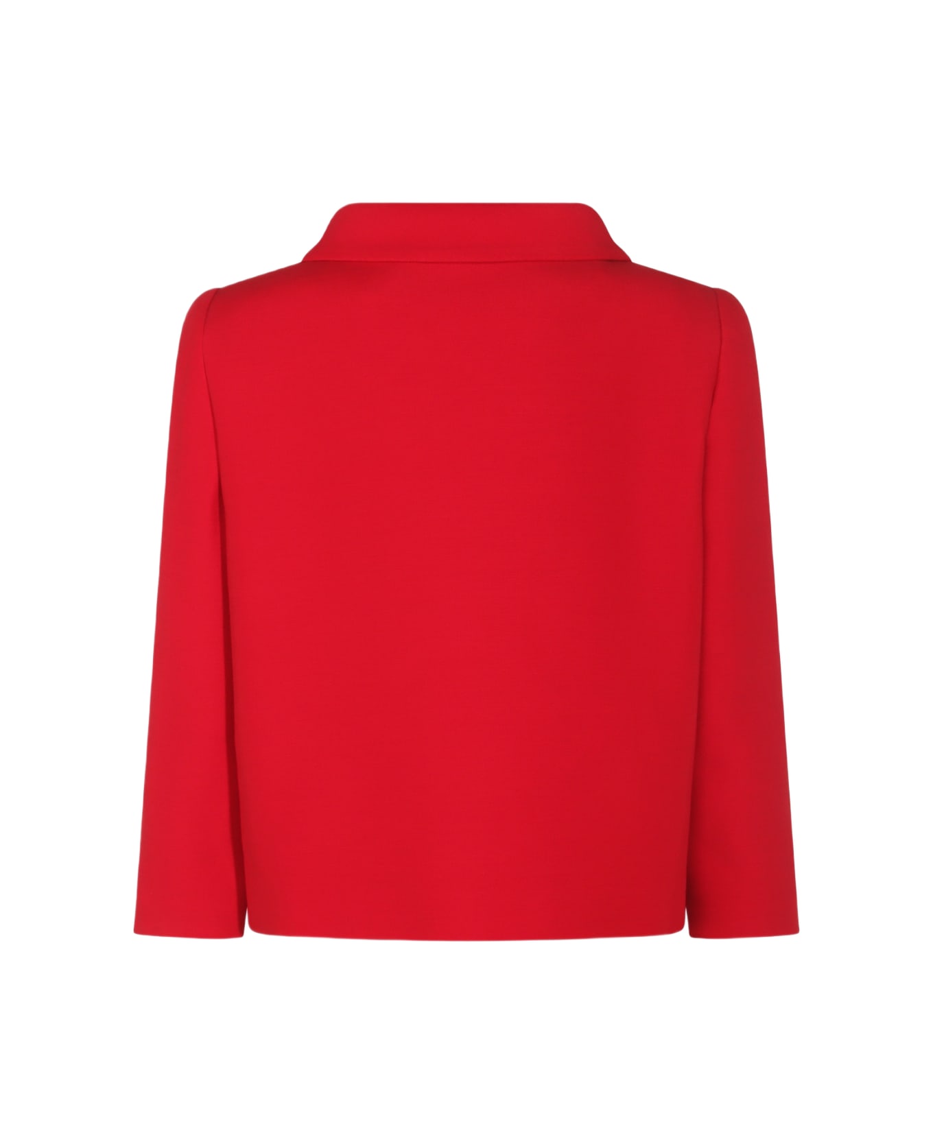 Valentino Red Wool Casual Jacket - Red