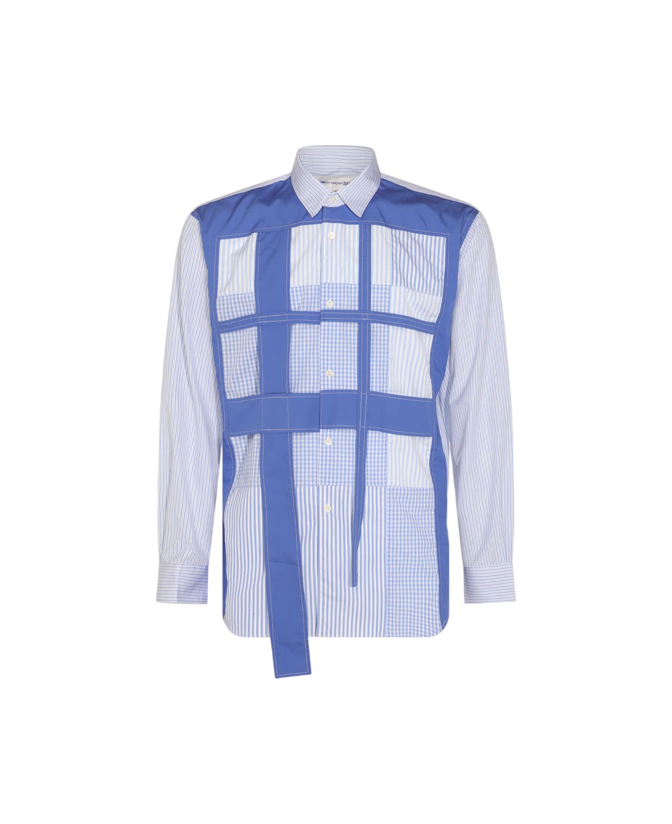 Comme des Garçons Multicolor Cotton Shirt - Red