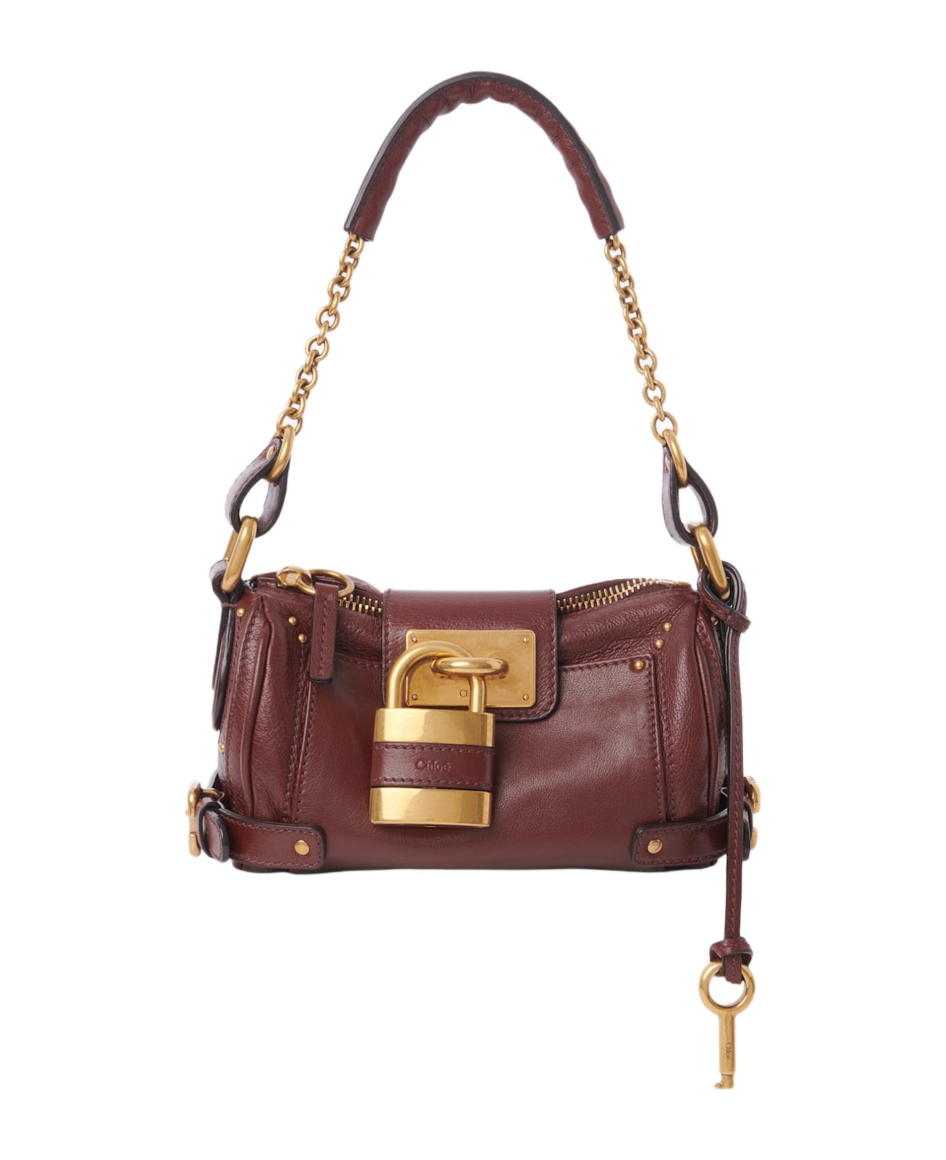 Chloé Small Paddington Leather Bag - Brown
