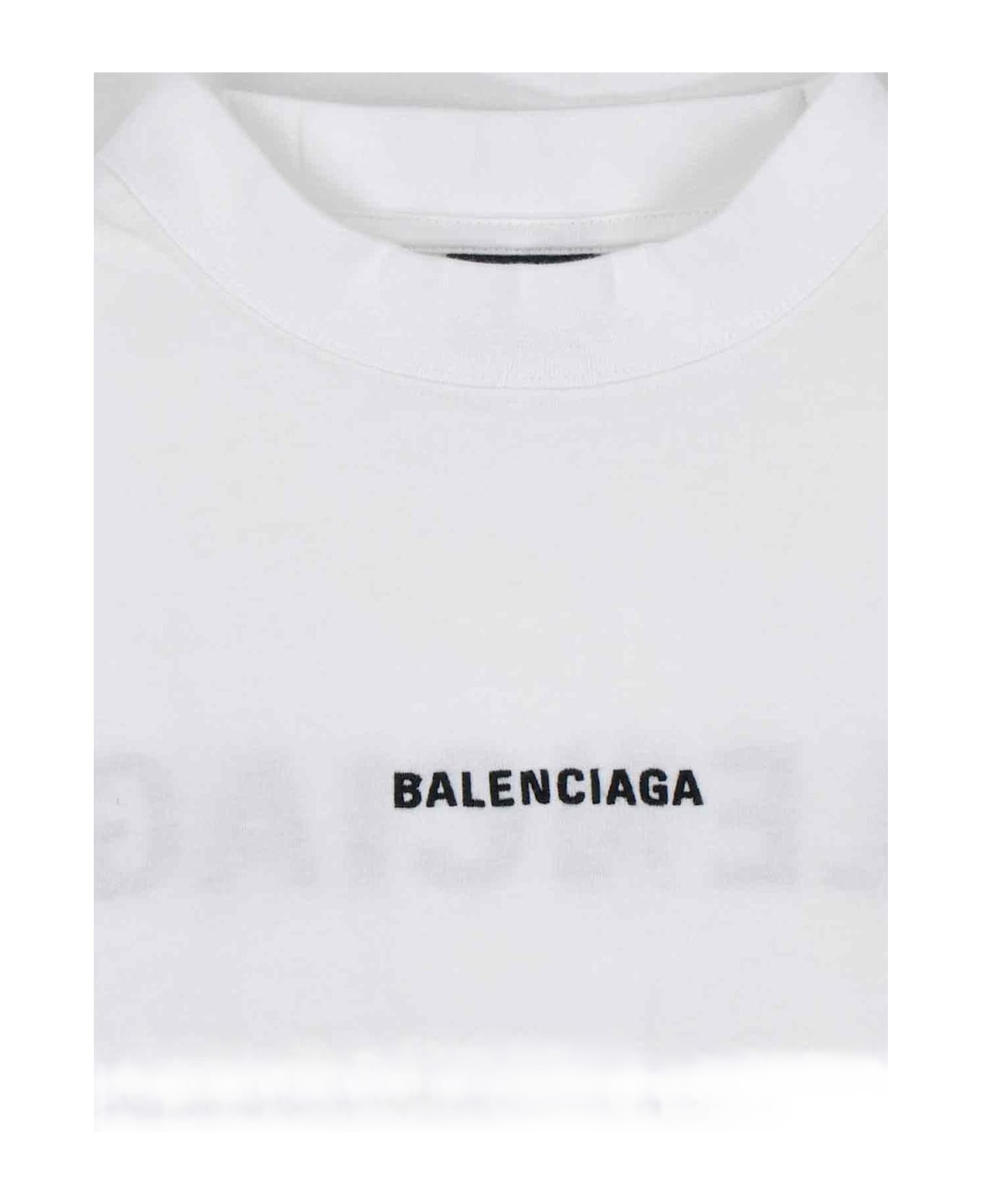 Balenciaga Crewneck T-shirt - White