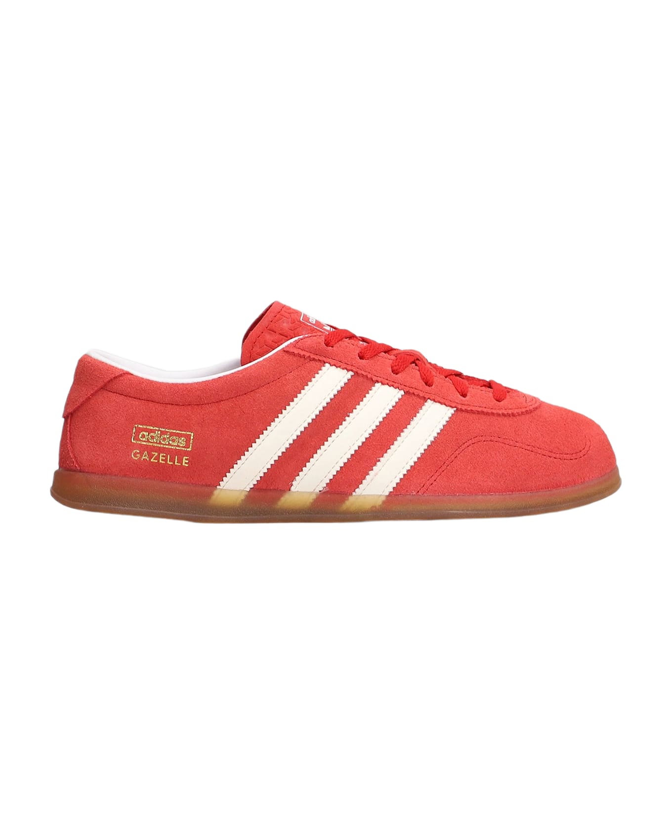 Adidas Originals Gazelle Lo Pro Sneakers In Red Suede - RED