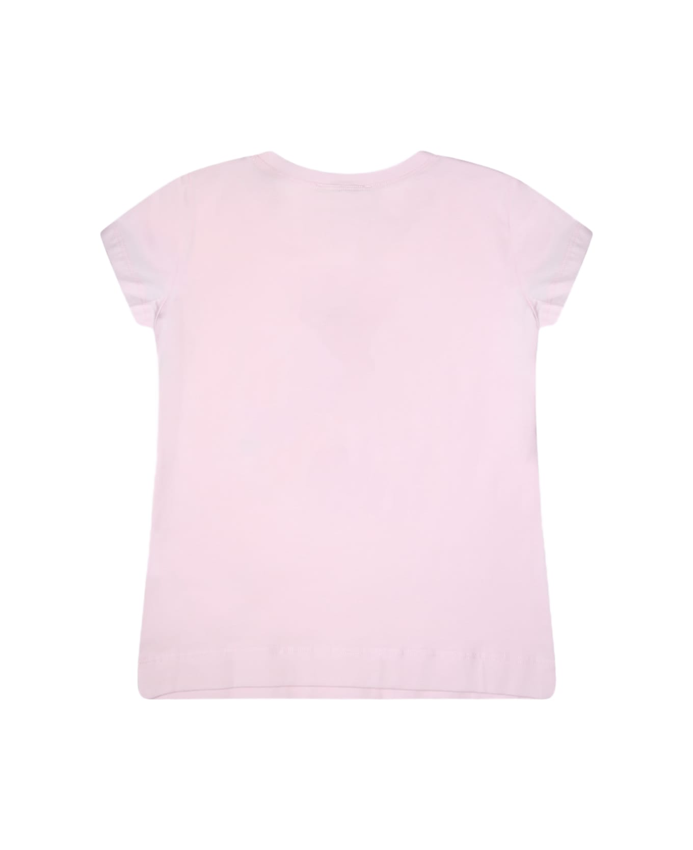 Monnalisa Pink Fairytale Cotton T-shirt - ROSA FAIRYTALE Tシャツ＆ポロシャツ