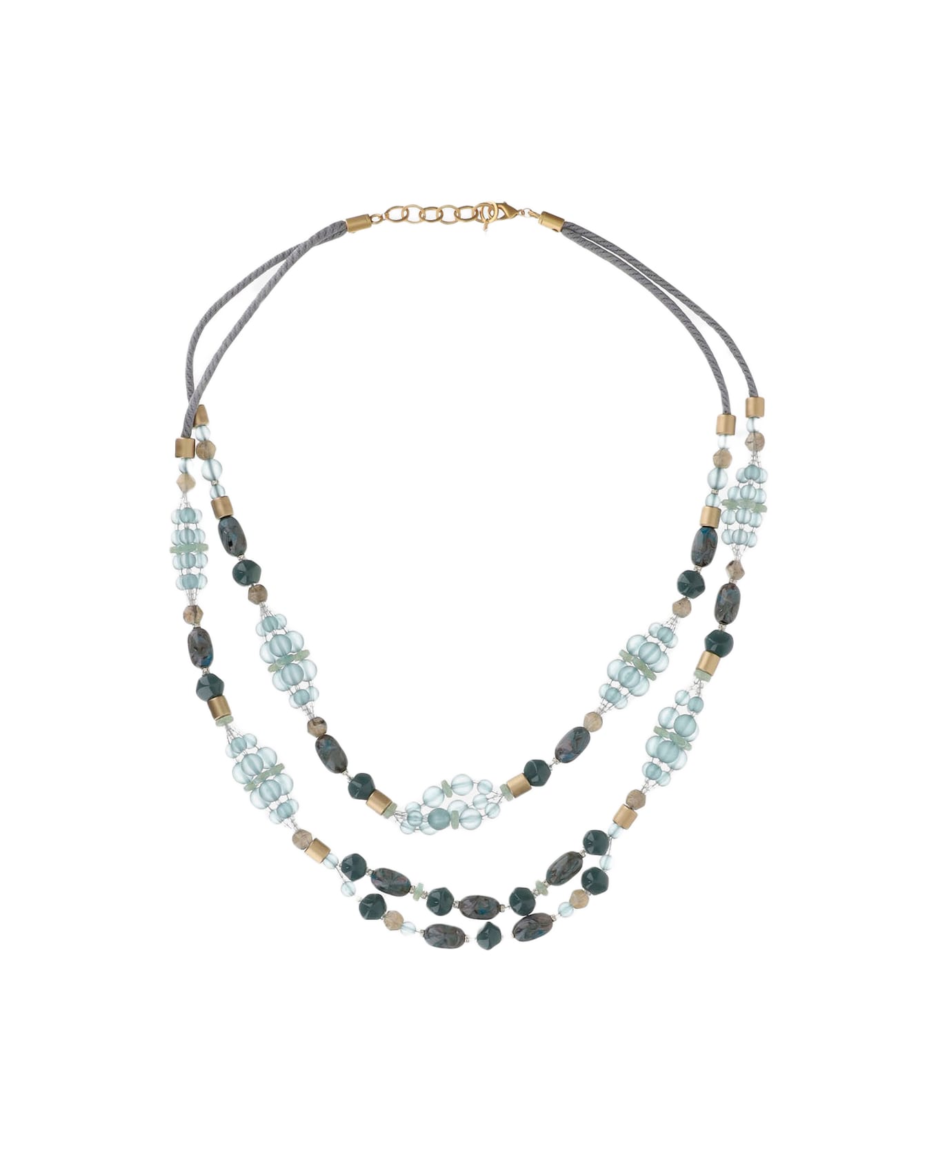 Giorgio Armani Beaded Necklace - Red