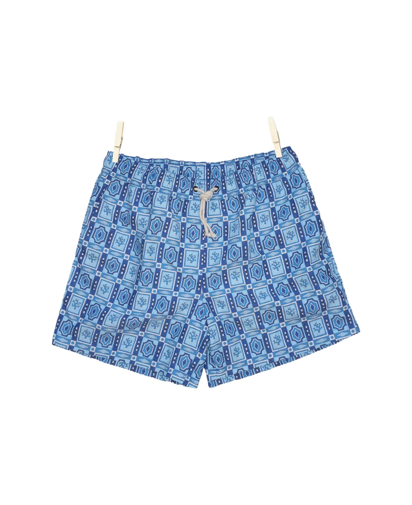 Ripa Ripa Tramontana Blu Swim Shorts - Blue/Light Blue