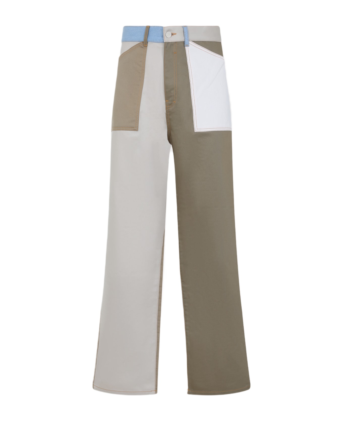 Givenchy Relaxed Fit Denim Pants - Multicolored