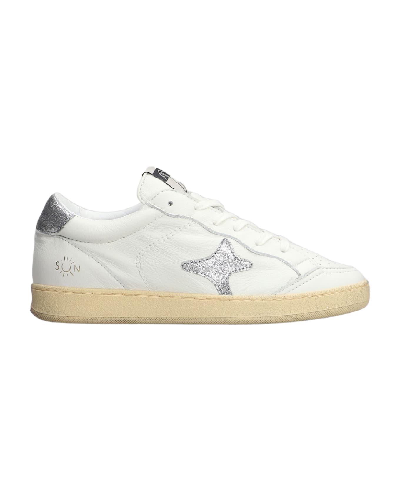 AMA-BRAND Sneakers In White Leather - white