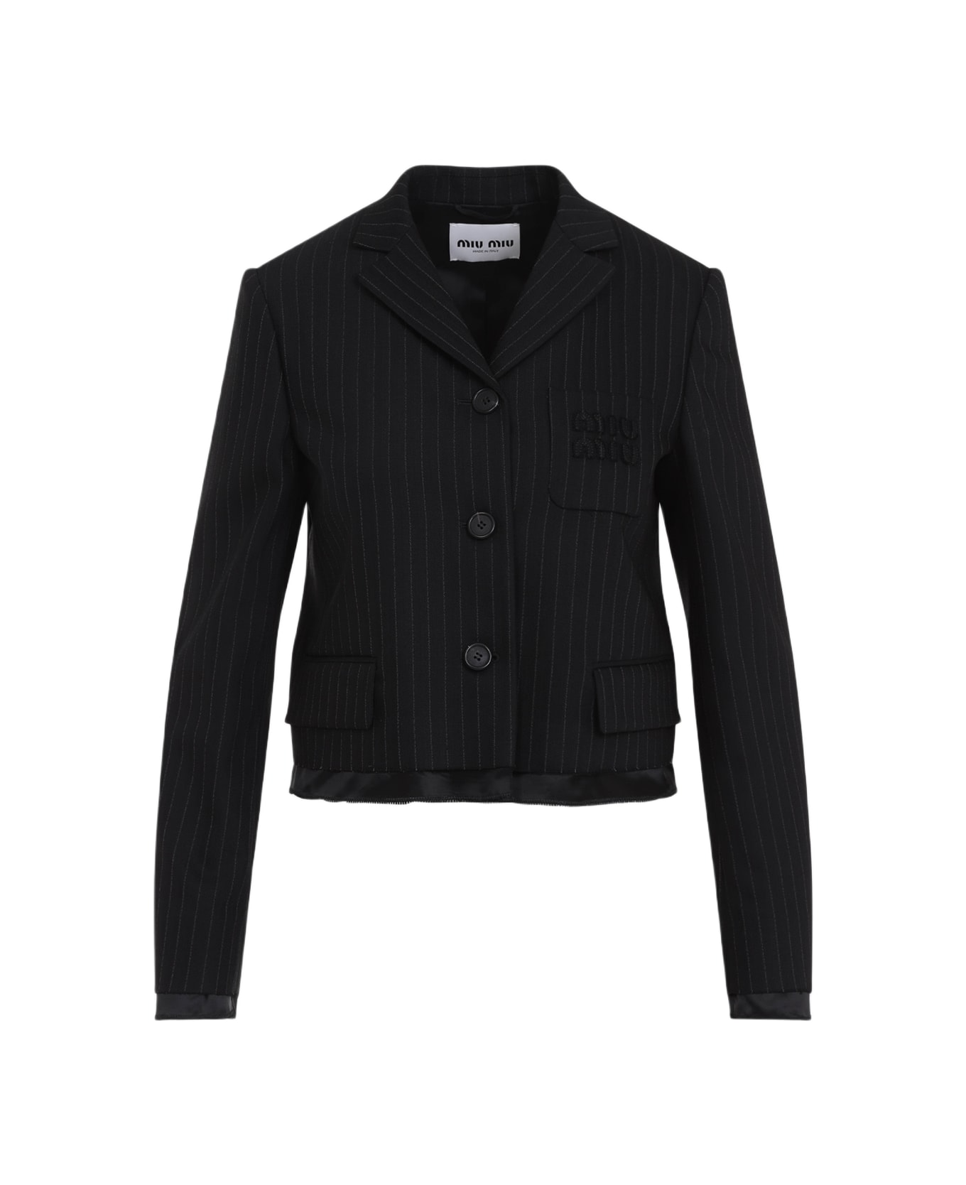 Miu Miu Wool Jacket - Nero