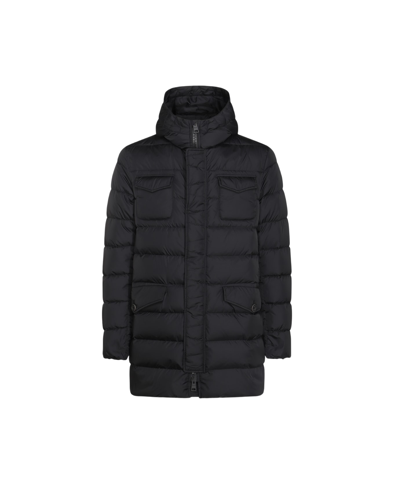 Herno Black Down Jacket - Black
