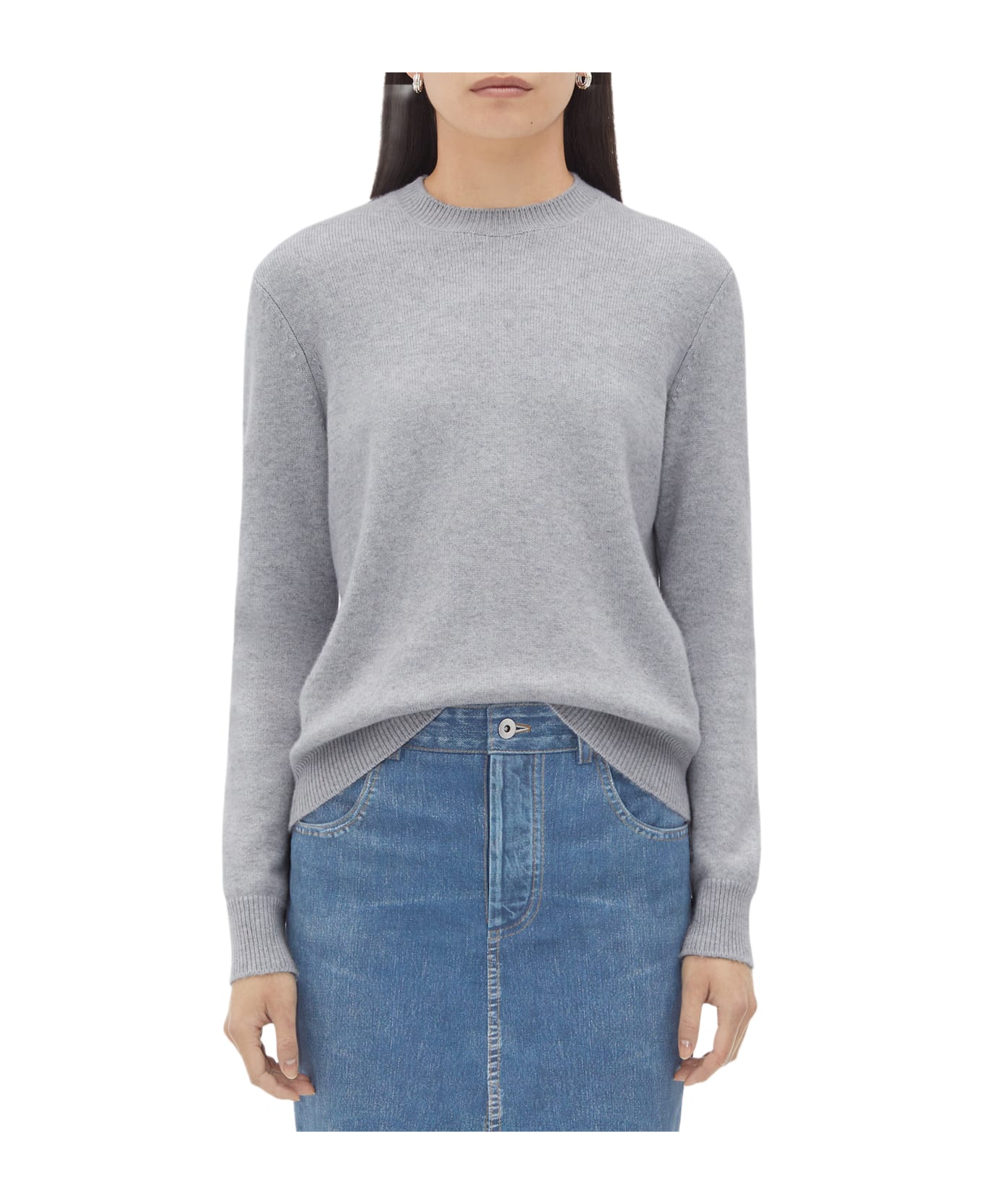 Bottega Veneta Cashmere Sweater - Grey