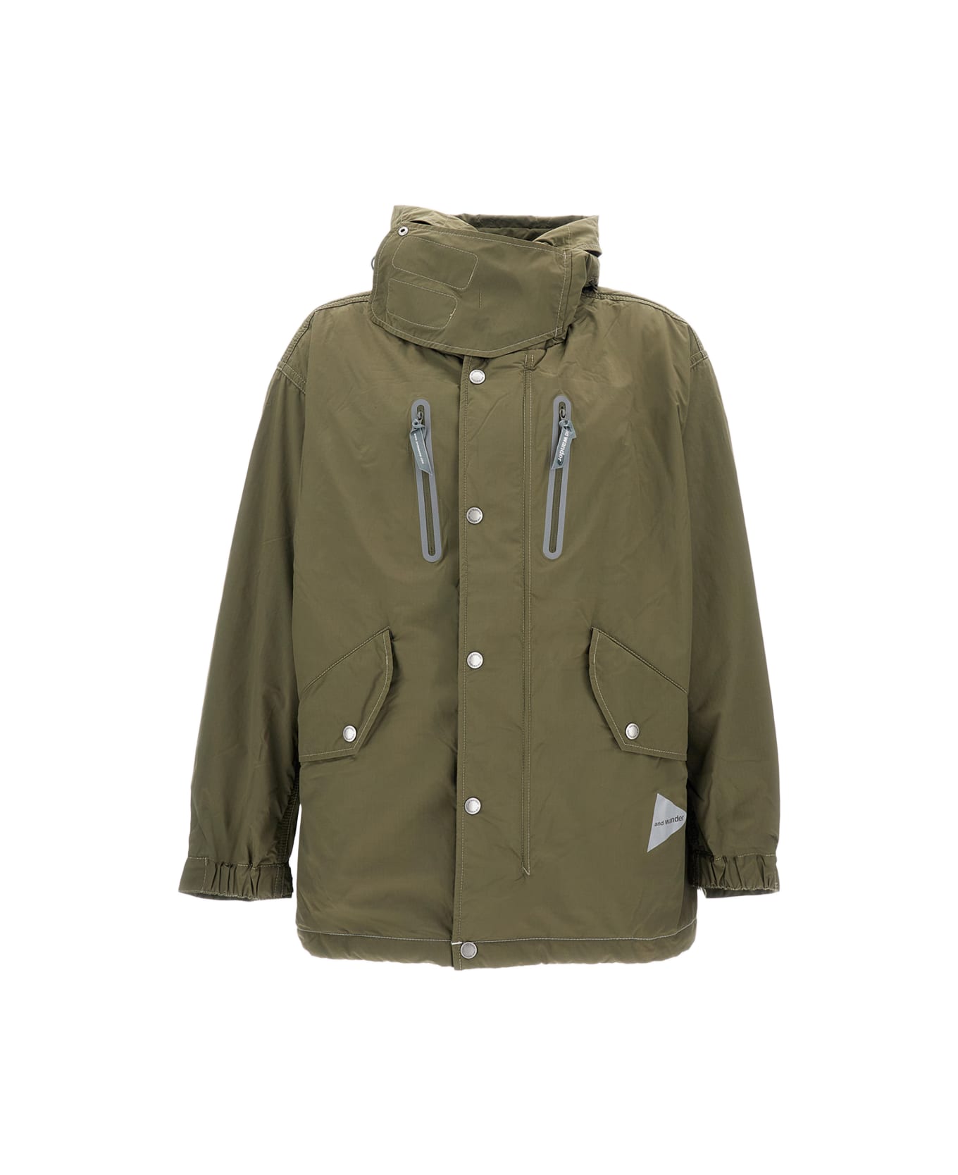 And Wander Fish Tail Octa Jacket - Green