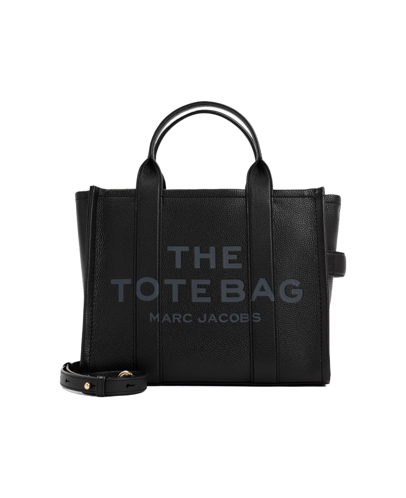 Marc Jacobs The Leather Medium Tote Bag - Black