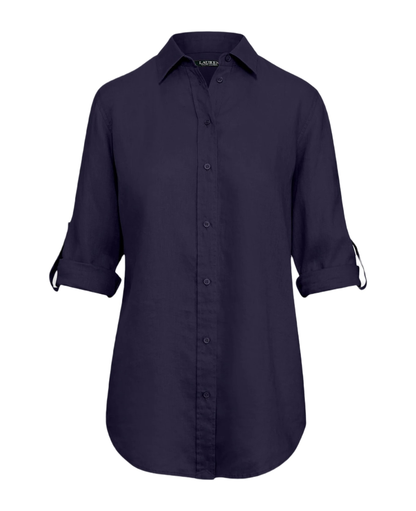 Ralph Lauren Karrie Long Sleeve Shirt - Lauren Navy シャツ
