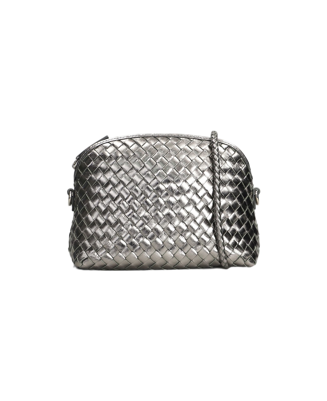 Dragon Diffusion Chunky Fellini Shoulder Bag In Gunmetal Leather - Gunmetal
