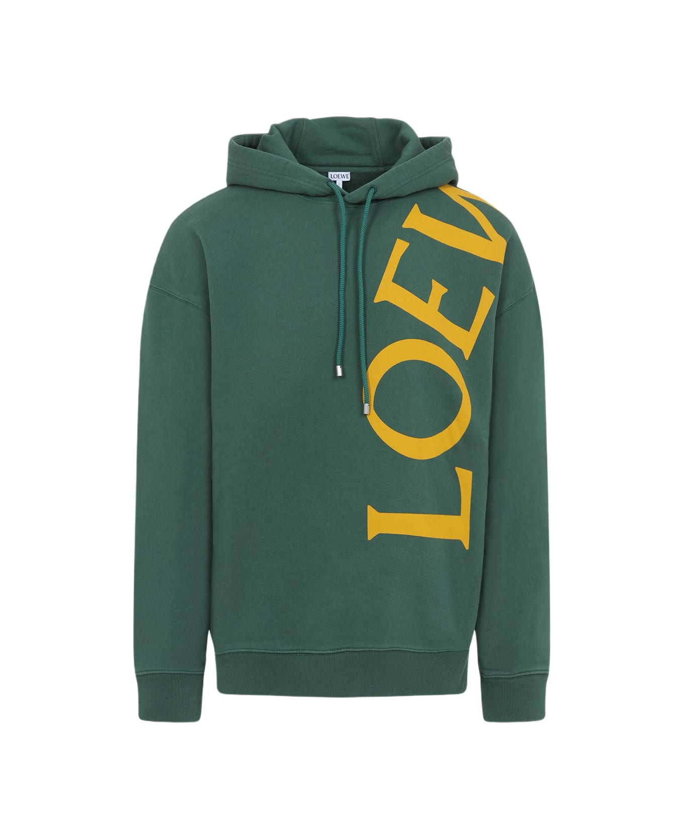 Loewe Green Cotton Sweatshirt - DARKGREEN