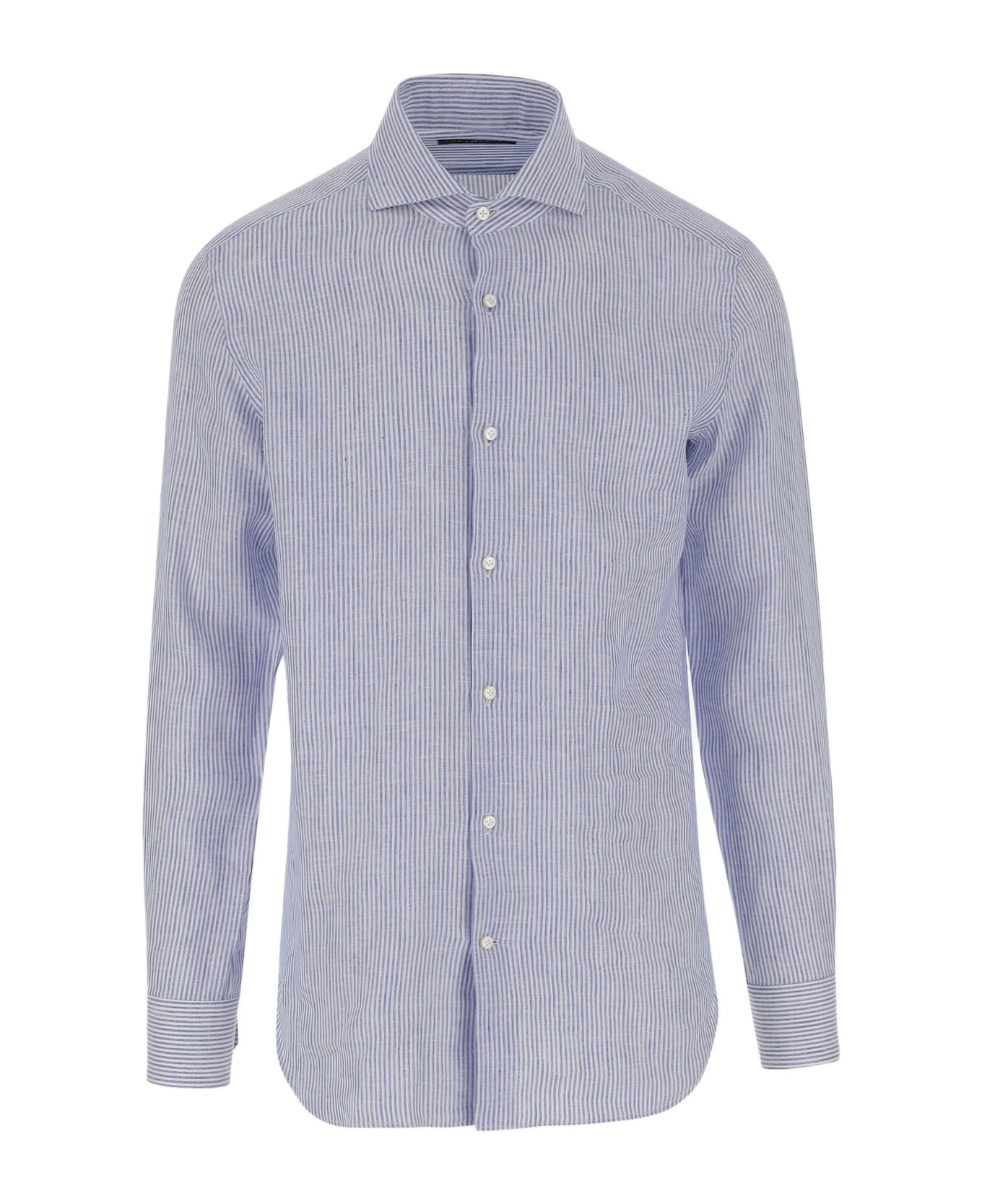Brian Dales Classic Striped Shirt - Grey