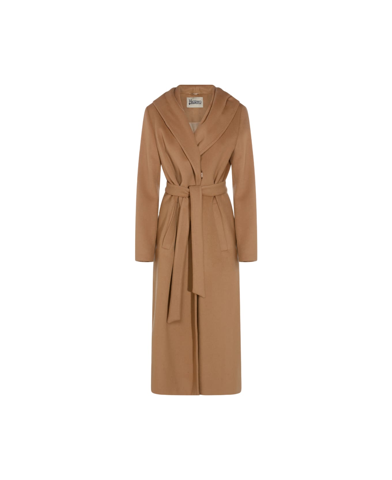Herno Camel Wool Coat - Camel