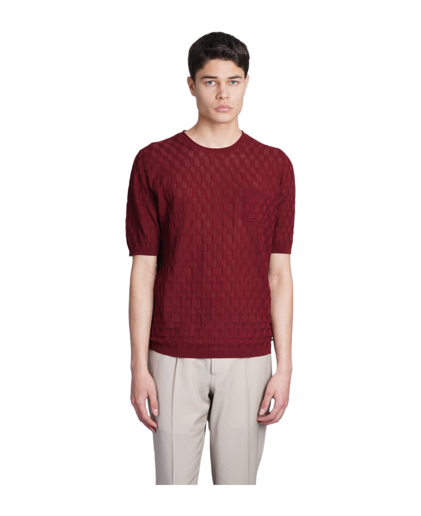 Ballantyne T-shirt In Red Cotton - red