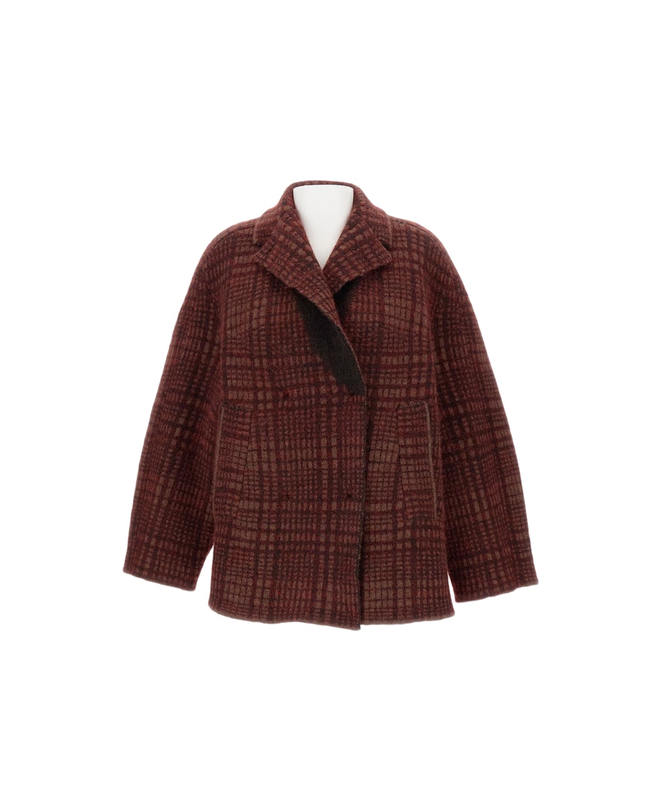 Boboutic Double-breasted Jacket - Red