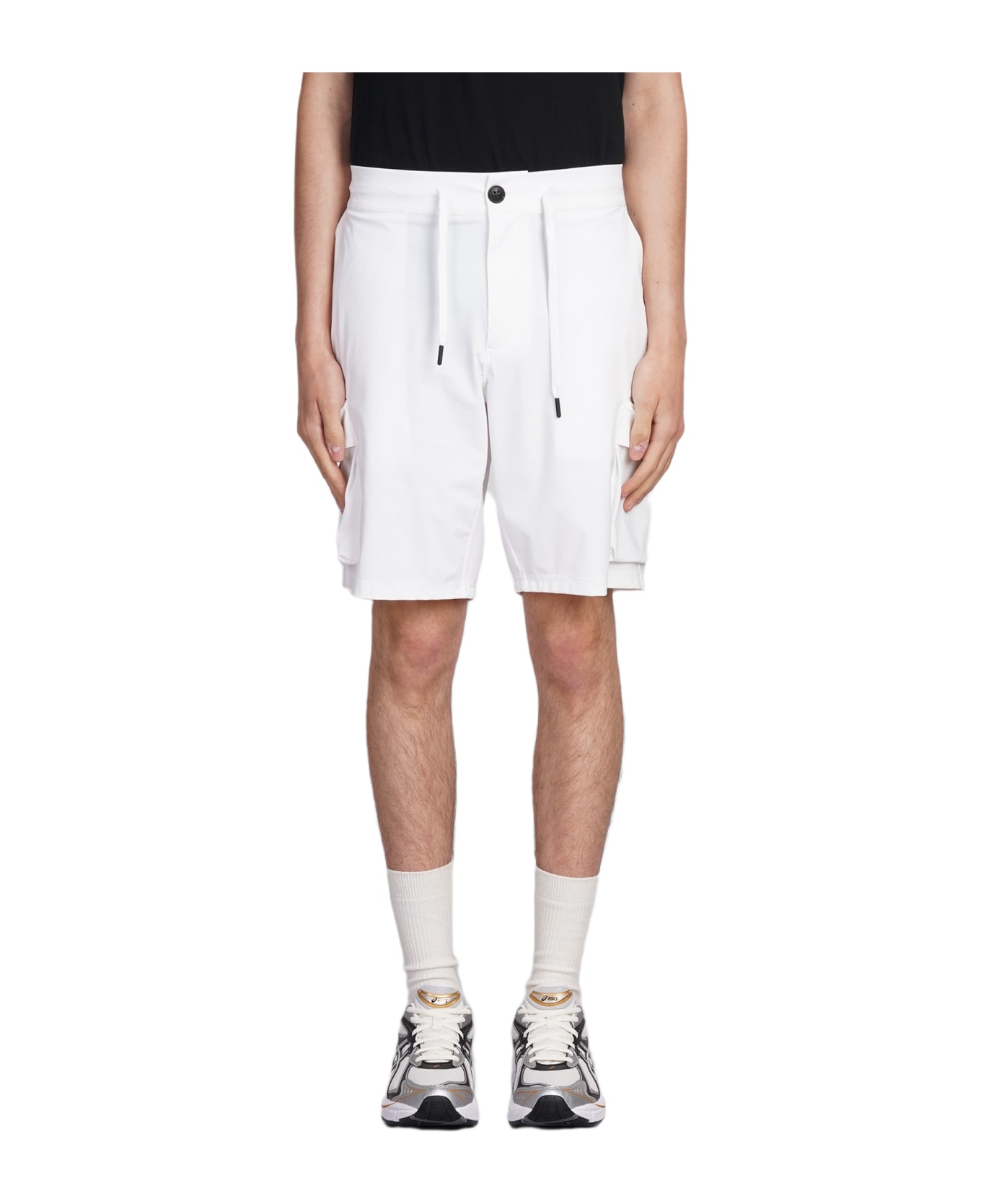 MC2 Saint Barth Deck Shorts In White Polyamide - white
