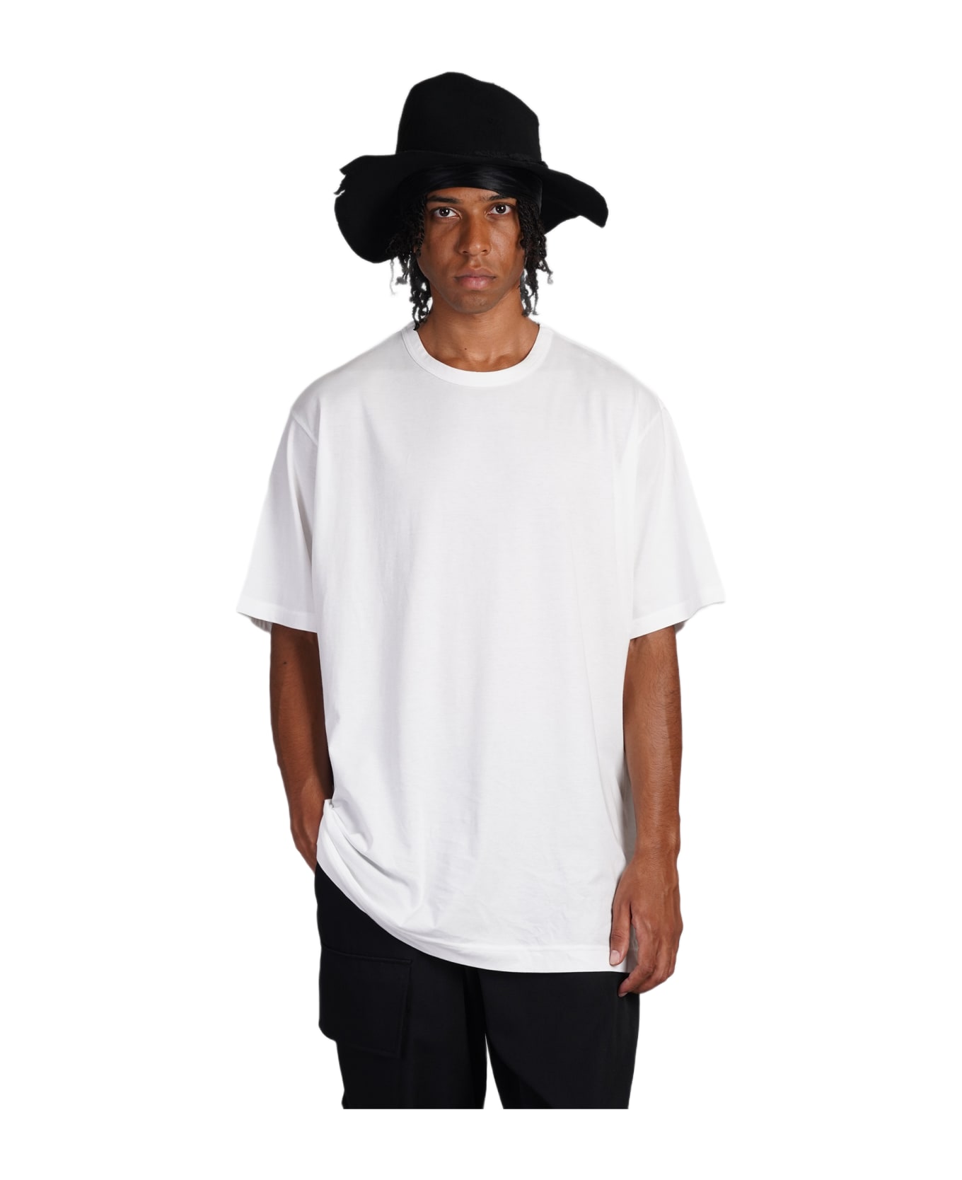 Yohji Yamamoto T-shirt In White Cotton - white