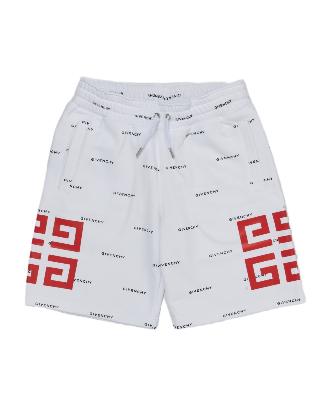 Givenchy Card Shorts Shorts - BIANCO-NERO
