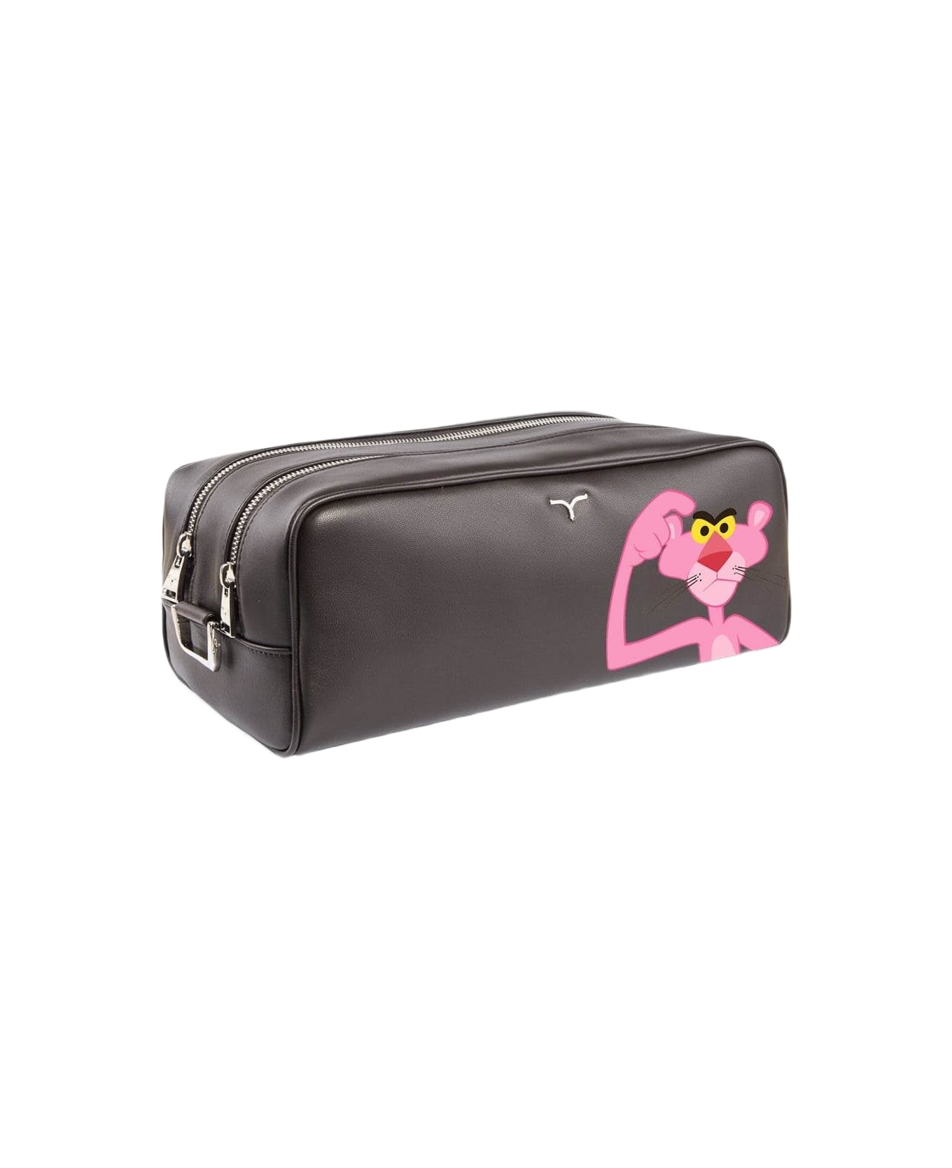 Larusmiani Nécessaire 'pink Panther' Luggage - Coffee トラベルバッグ