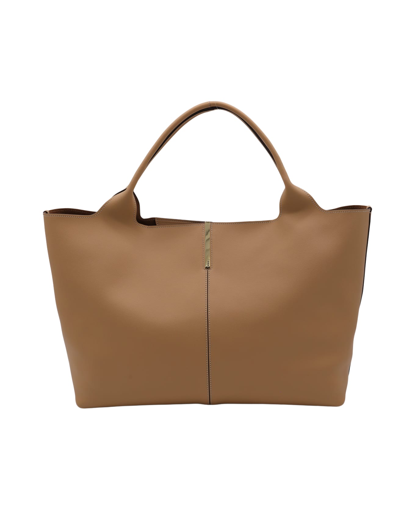 Tod
s Camel Leather Top Handle Bag - Camel