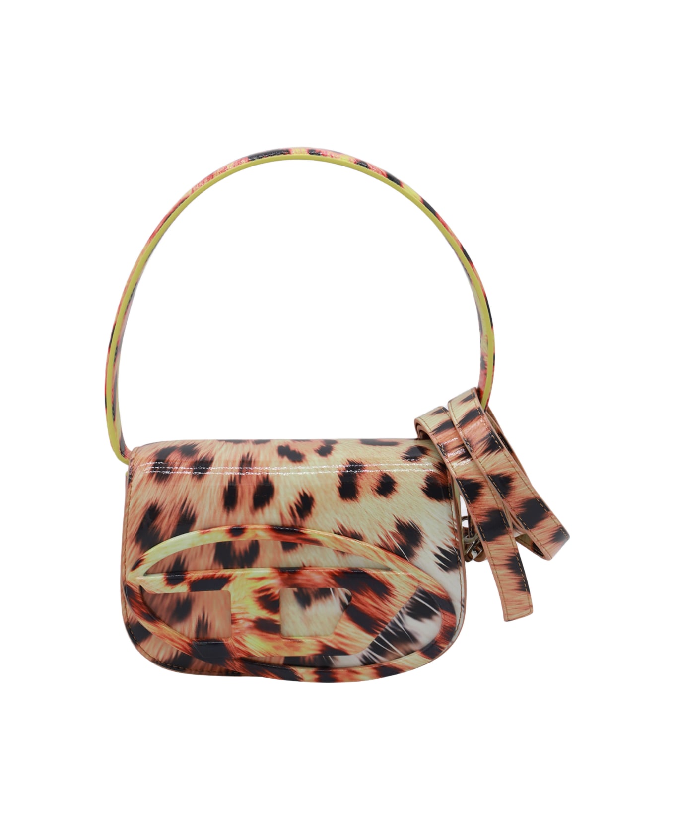 Diesel Multicolor Brown 1dr Top Handle Bag - Brown